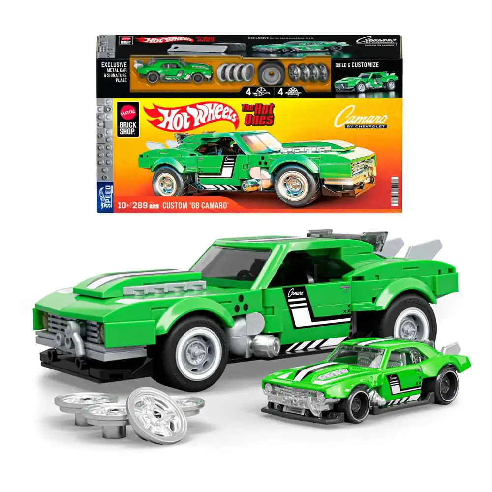 Mattel Brick Shop Hot Wheels Speed Series Bauset 1/32 Custom '68 Camaro Produktfoto
