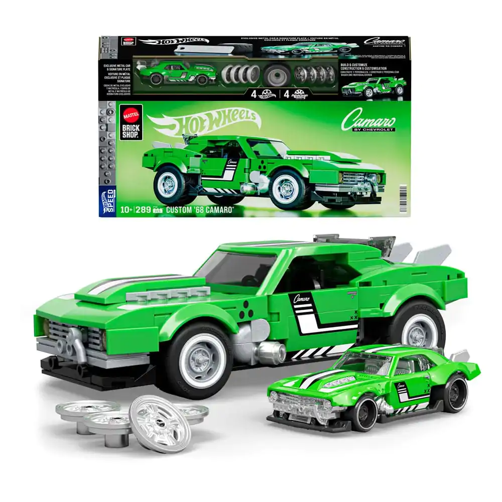 Mattel Brick Shop Hot Wheels Speed Series Bauset 1/32 Custom '68 Camaro Produktfoto
