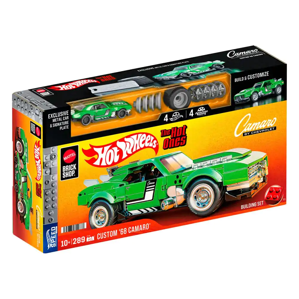 Mattel Brick Shop Hot Wheels Speed Series Bauset 1/32 Custom '68 Camaro Produktfoto