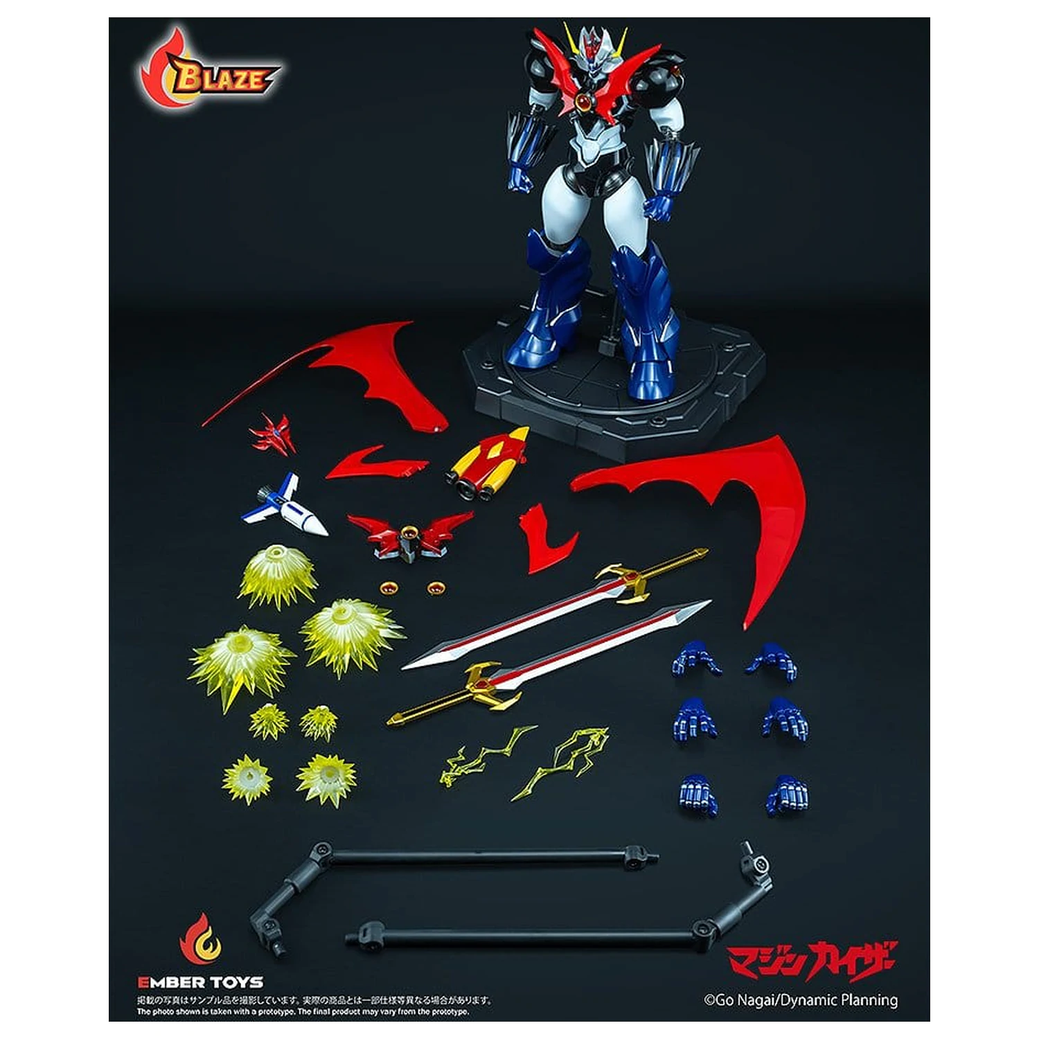 Mazinger BLAZE Series Die-Cast Actionfigur Mazinkaiser (Original Version) 26 cm Produktfoto