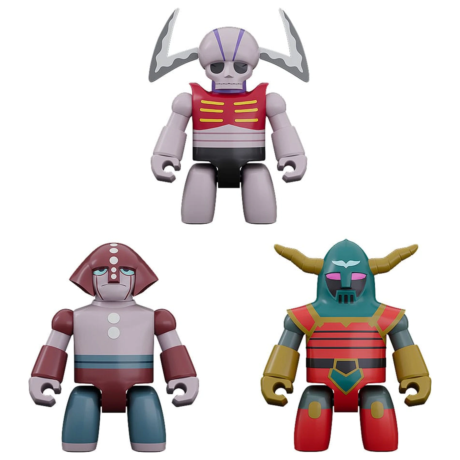 Mazinger Z Brickroid Actionfigur Mechanische Bestien Set 1 5 cm Produktfoto