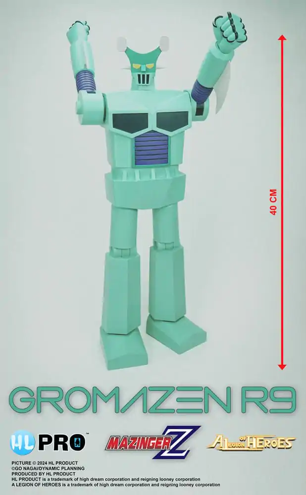 Mazinger Z Legion of Heroes Vinylfigur Gromazen R9 40 cm Produktfoto