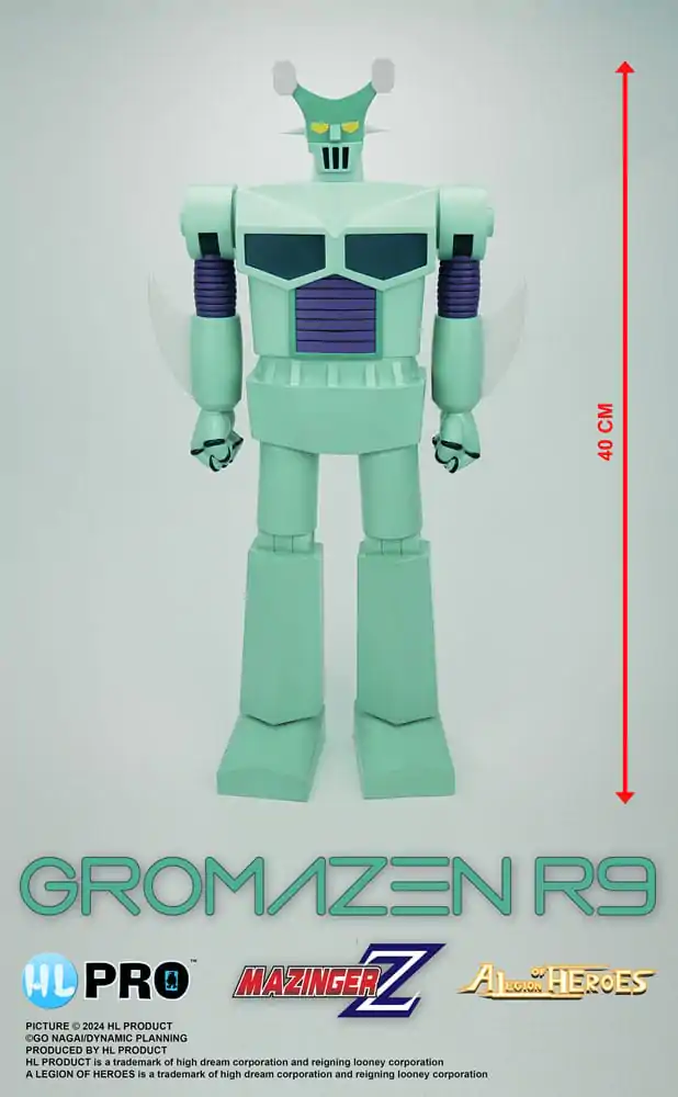 Mazinger Z Legion of Heroes Vinylfigur Gromazen R9 40 cm Produktfoto