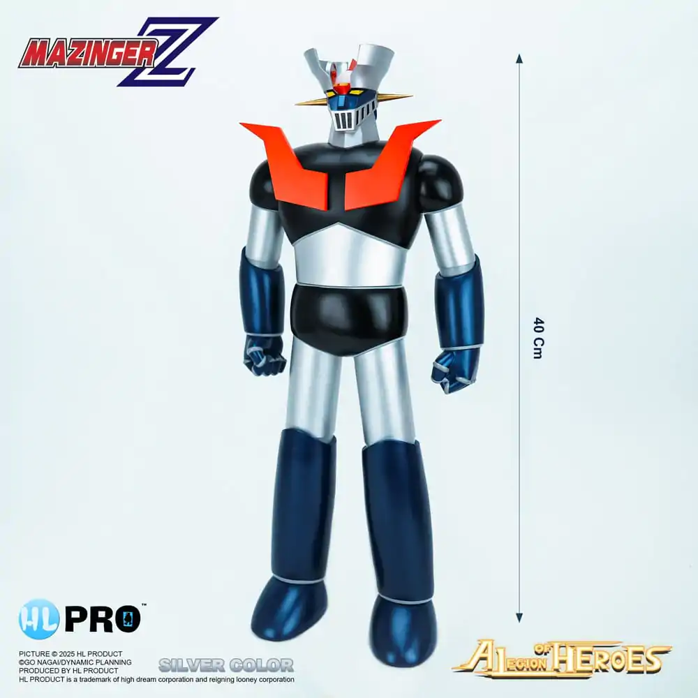 Mazinger Z Legion of Heroes Vinylfigur Mazinger Z Silver Color 40 cm Produktfoto