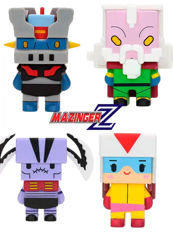 Mazinger Z Sammelfiguren 4er-Pack Pixel 003 Set 7 cm Produktfoto