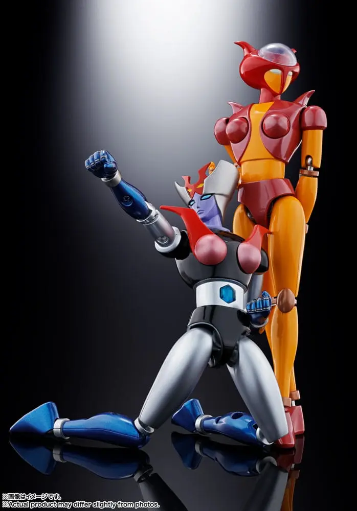 Mazinger Z Soul of Chogokin Diecast Actionfiguren GX-08R Aphrodai A vs GX-09R Minerva X 16 cm termékfotó