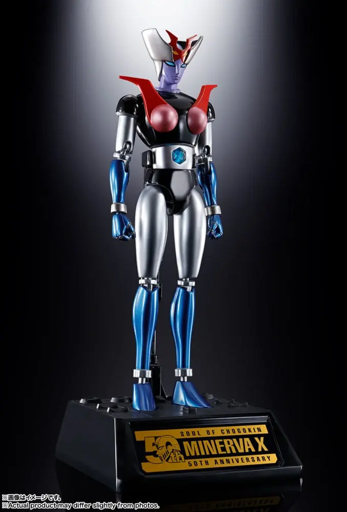 Mazinger Z Soul of Chogokin Diecast Actionfiguren GX-08R Aphrodai A vs GX-09R Minerva X 16 cm termékfotó