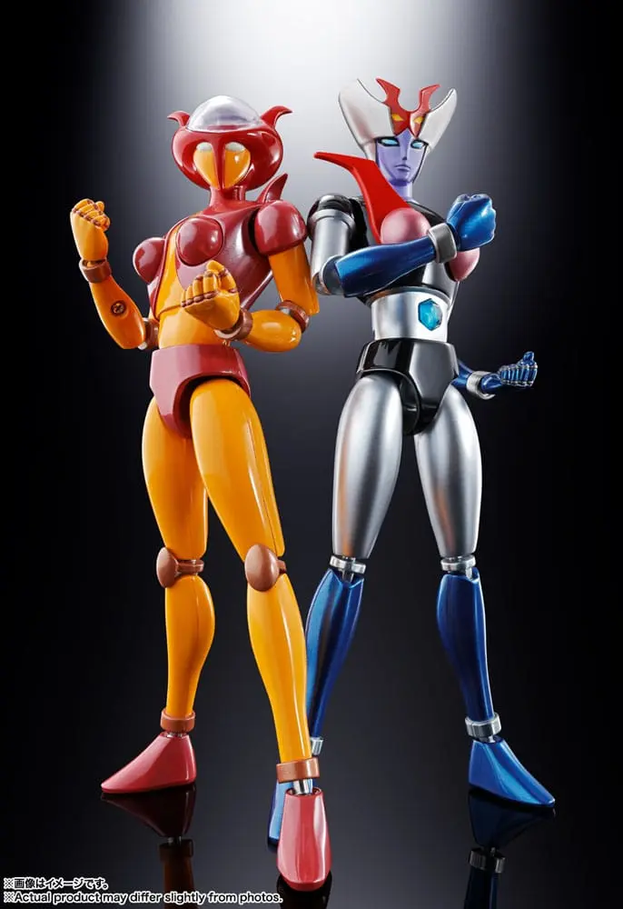 Mazinger Z Soul of Chogokin Diecast Actionfiguren GX-08R Aphrodai A vs GX-09R Minerva X 16 cm termékfotó