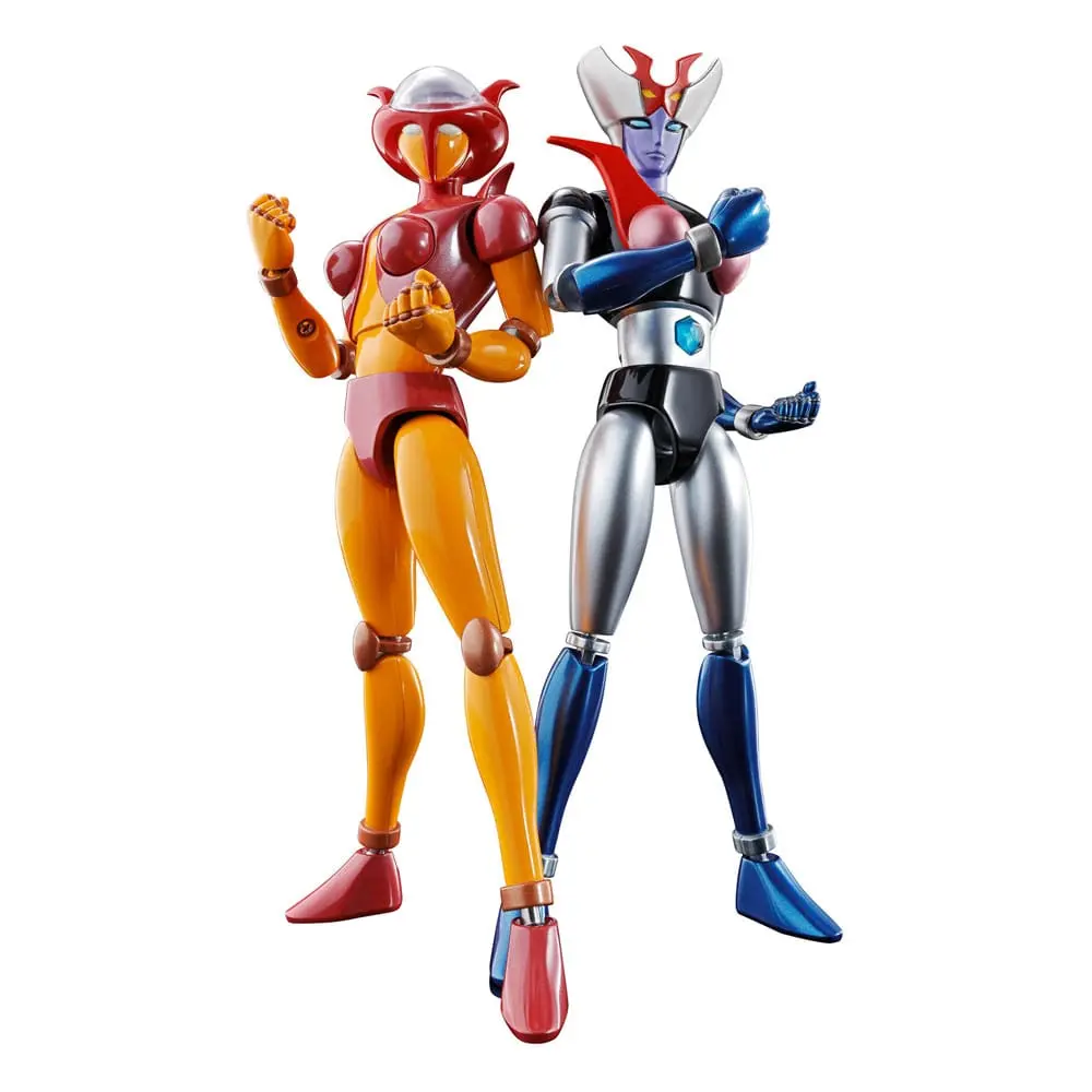 Mazinger Z Soul of Chogokin Diecast Actionfiguren GX-08R Aphrodai A vs GX-09R Minerva X 16 cm termékfotó