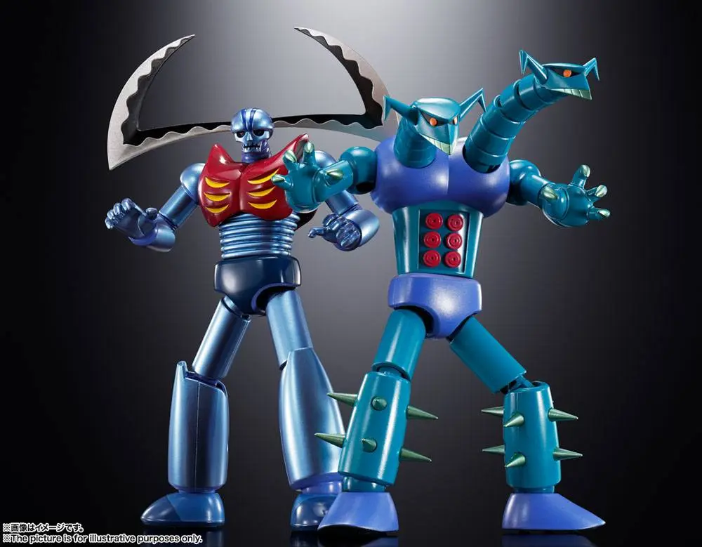 Mazinger Z Soul of Chogokin Diecast Action Figurs GX-25R GARADA K-7 &  GX-26R DOUBULAS M-2 16 cm Produktfoto