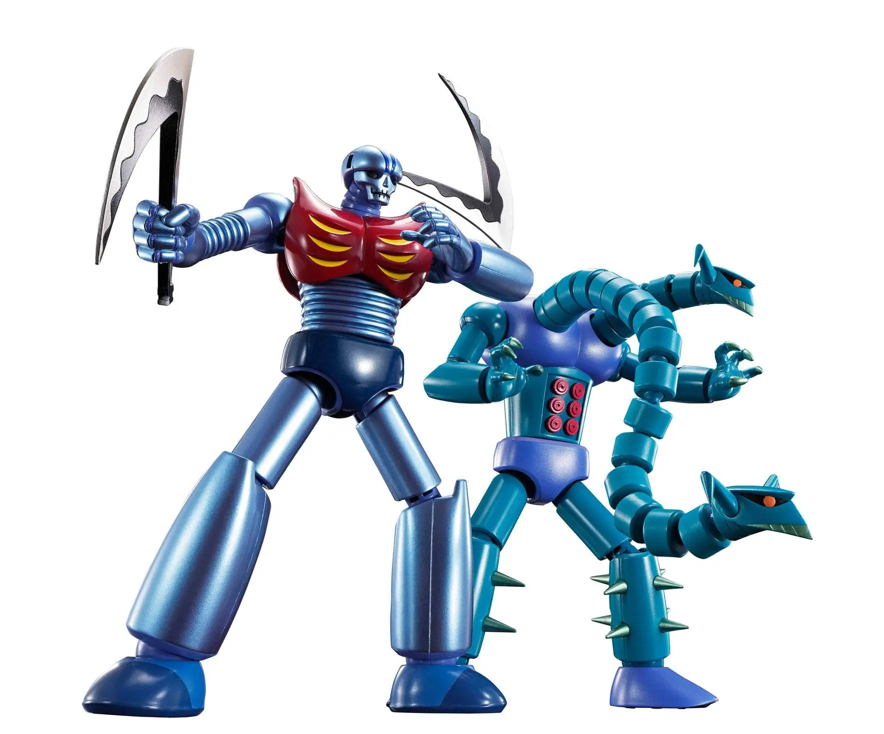 Mazinger Z Soul of Chogokin Diecast Action Figurs GX-25R GARADA K-7 &  GX-26R DOUBULAS M-2 16 cm Produktfoto