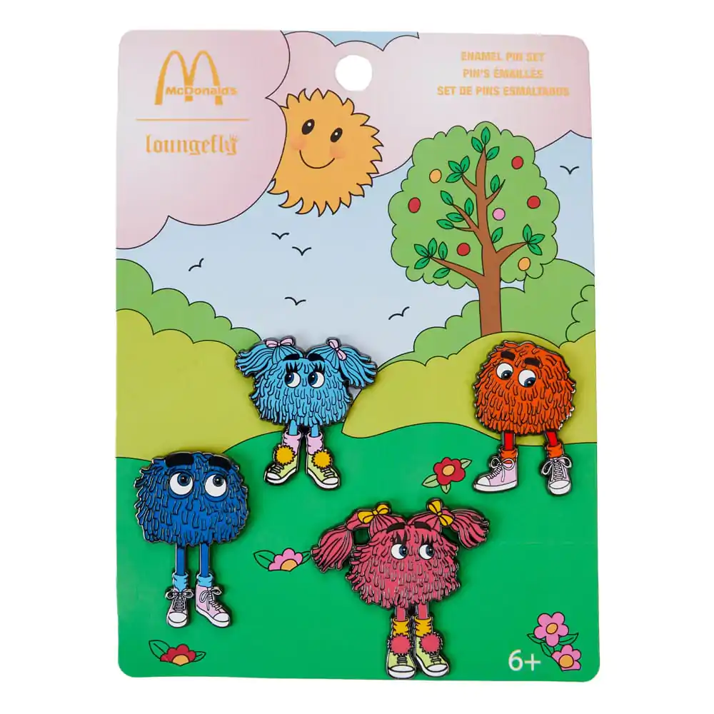 McDonalds by Loungefly Pin Ansteck-Pins 4er-Set Fry Gang 3 cm termékfotó