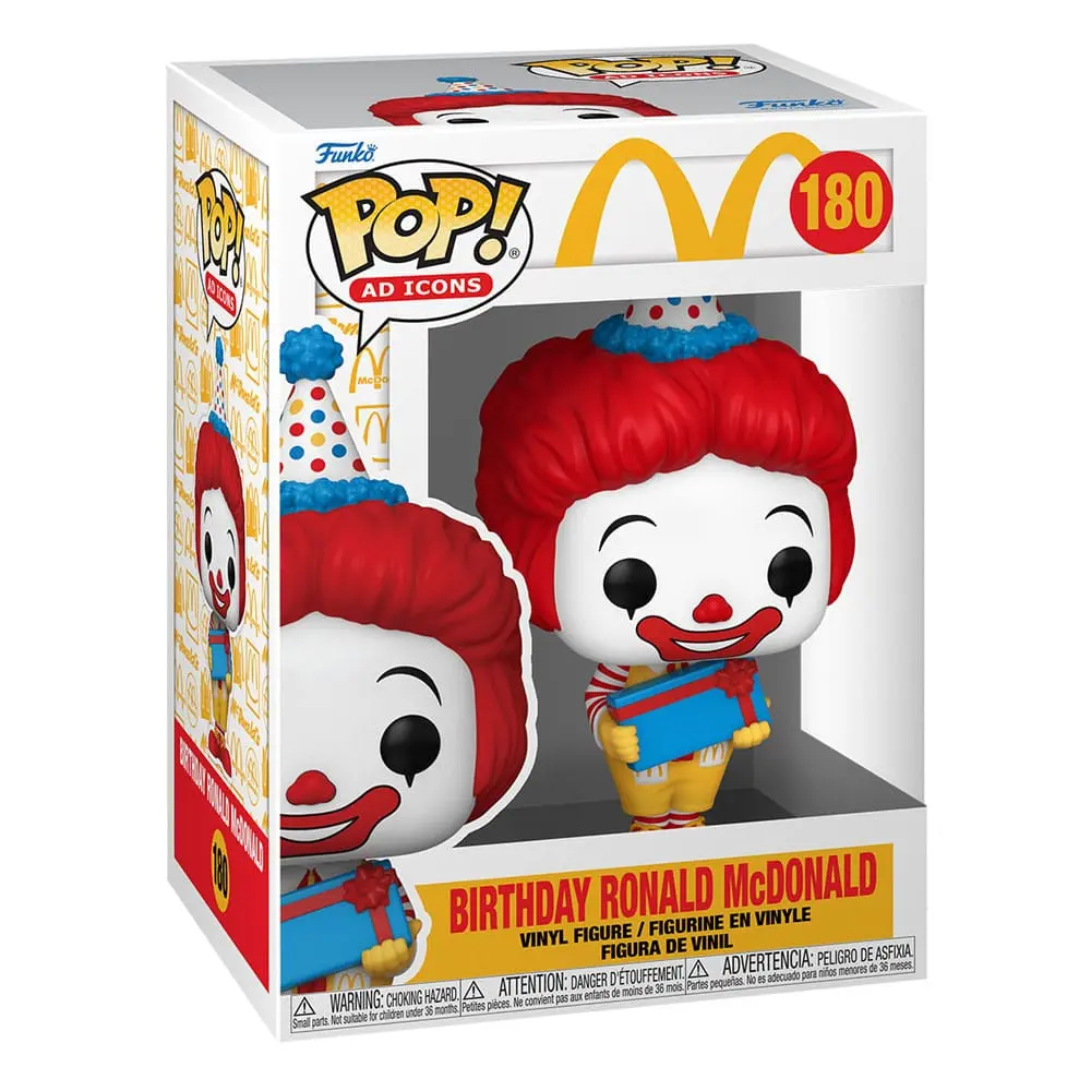 McDonalds POP! Ad Icons Vinyl Figur Birthday Ronald 9 cm termékfotó