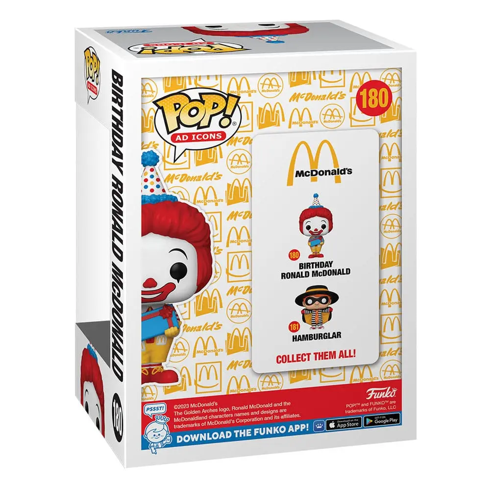 McDonalds POP! Ad Icons Vinyl Figur Birthday Ronald 9 cm termékfotó