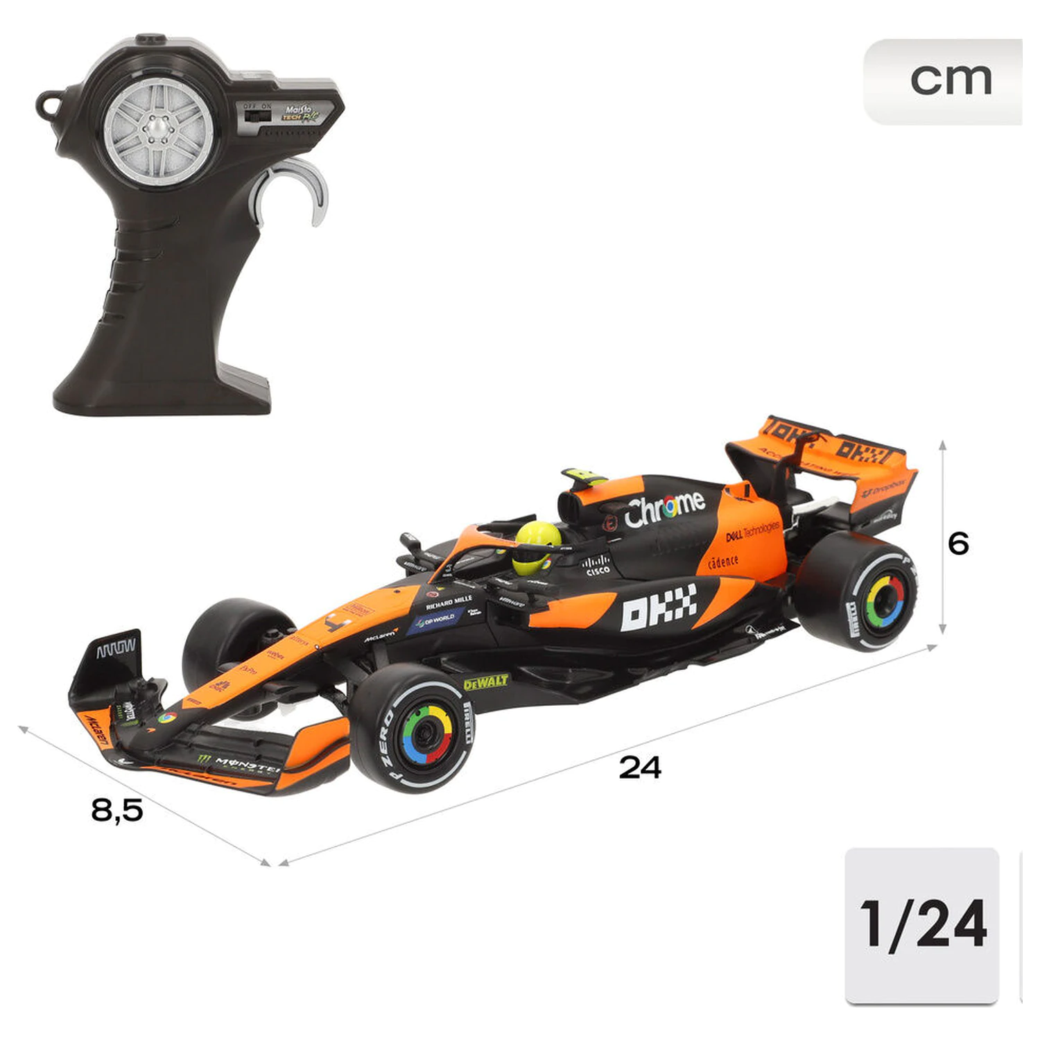 McLaren MCL 38 Funkfernlenkauto Produktfoto
