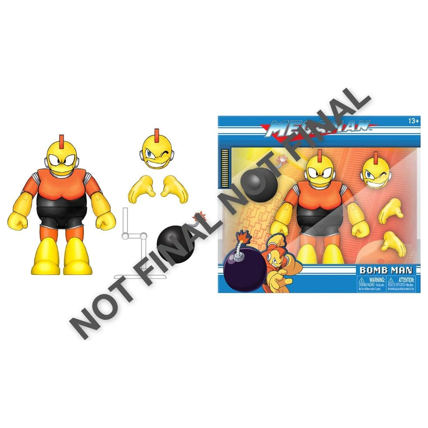 Mega Man Actionfigur Bomb Man 13 cm Produktfoto