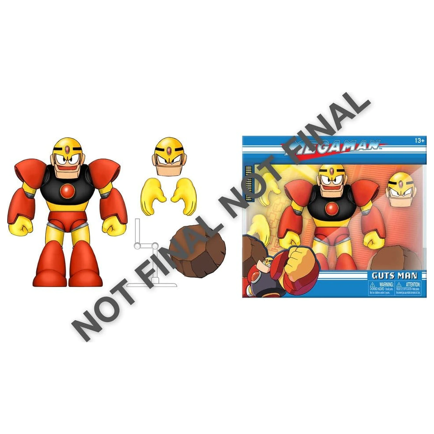 Mega Man Actionfigur Guts Man 15 cm Produktfoto