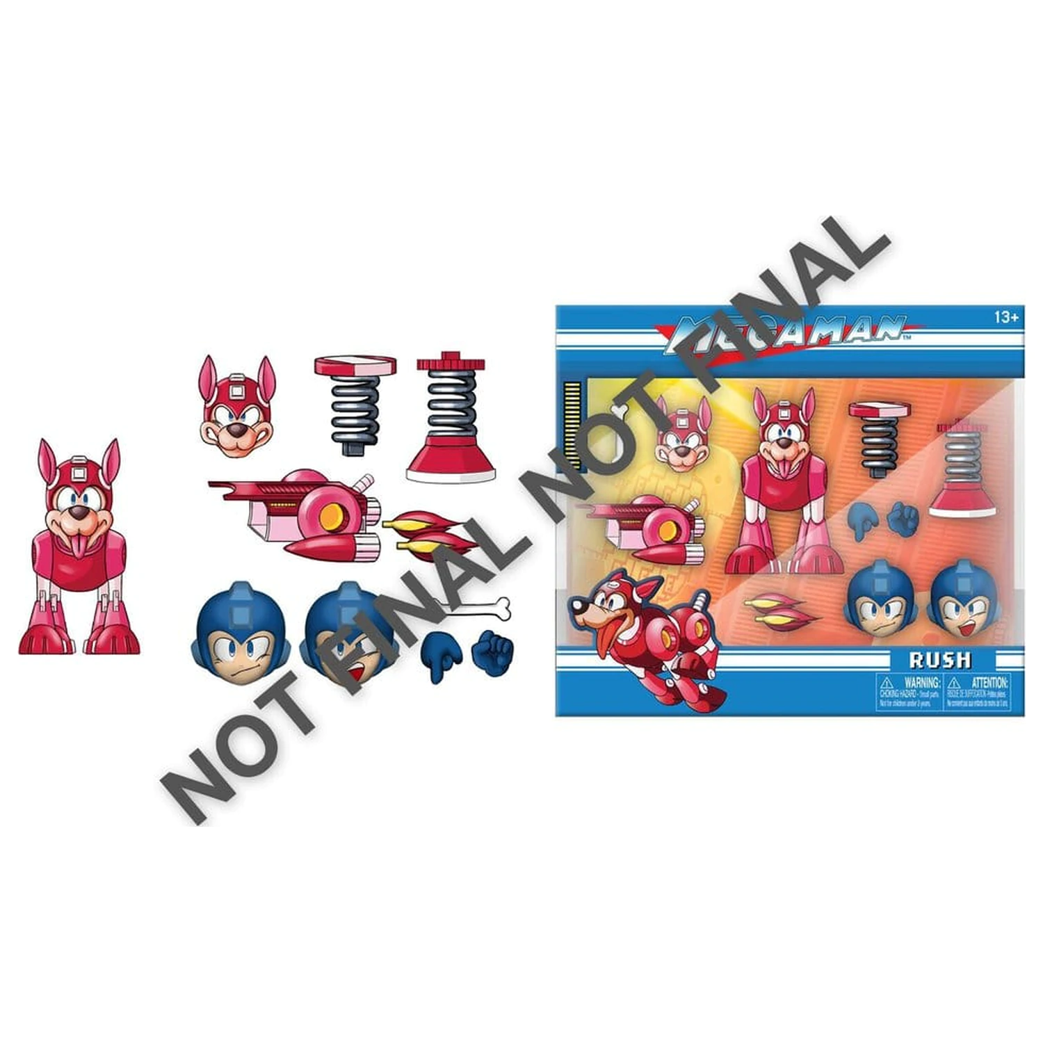 Mega Man Actionfigur Rush 7 cm Produktfoto