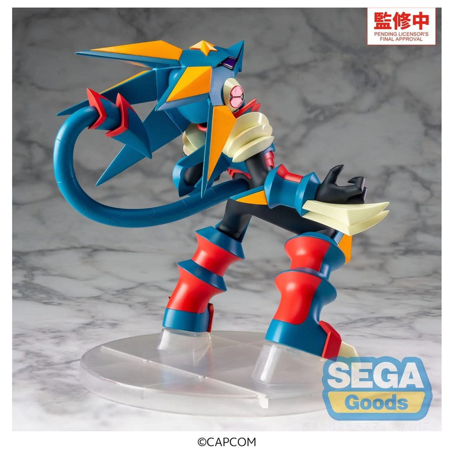 Mega Man Battle Network Luminasta PVC Figur Mega Man Gregar Beast 17 cm Produktfoto
