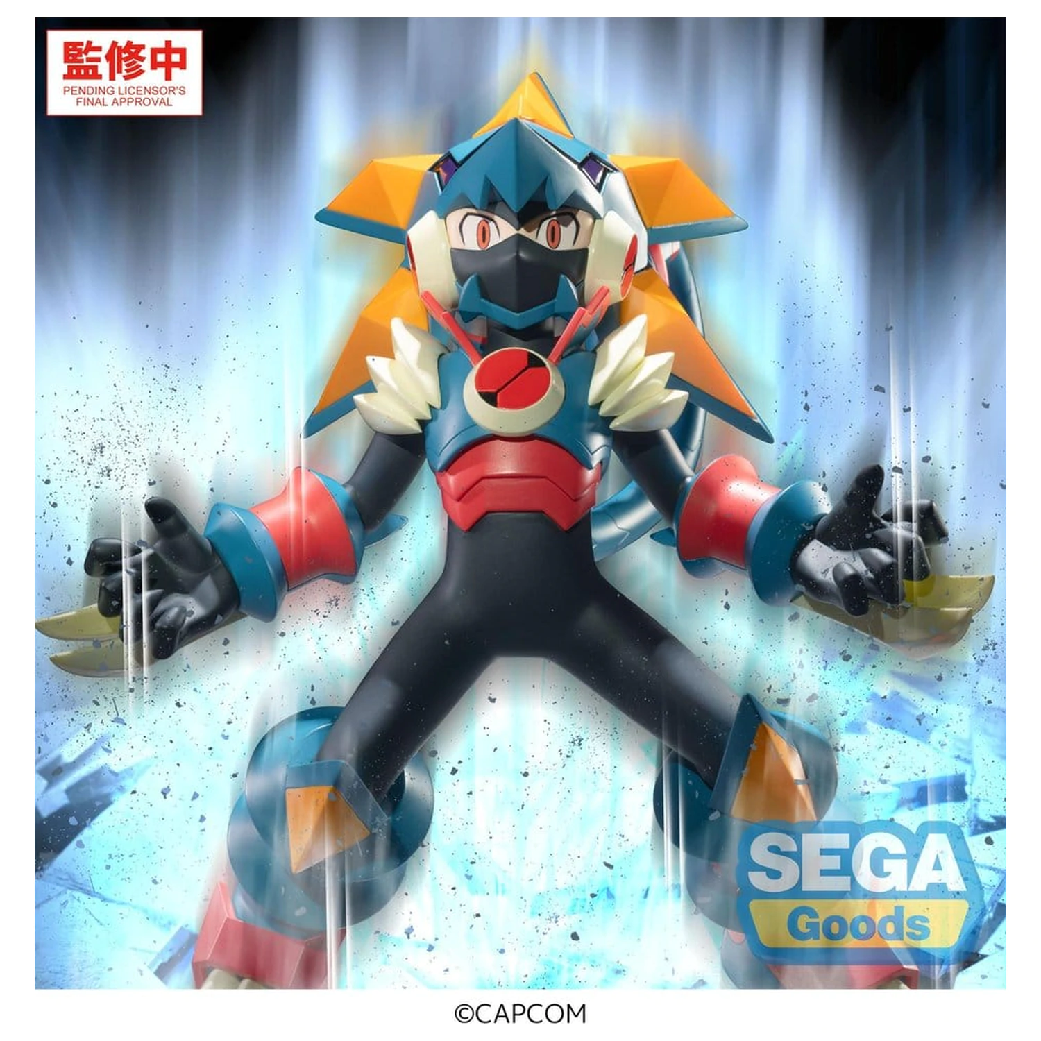 Mega Man Battle Network Luminasta PVC Figur Mega Man Gregar Beast 17 cm Produktfoto
