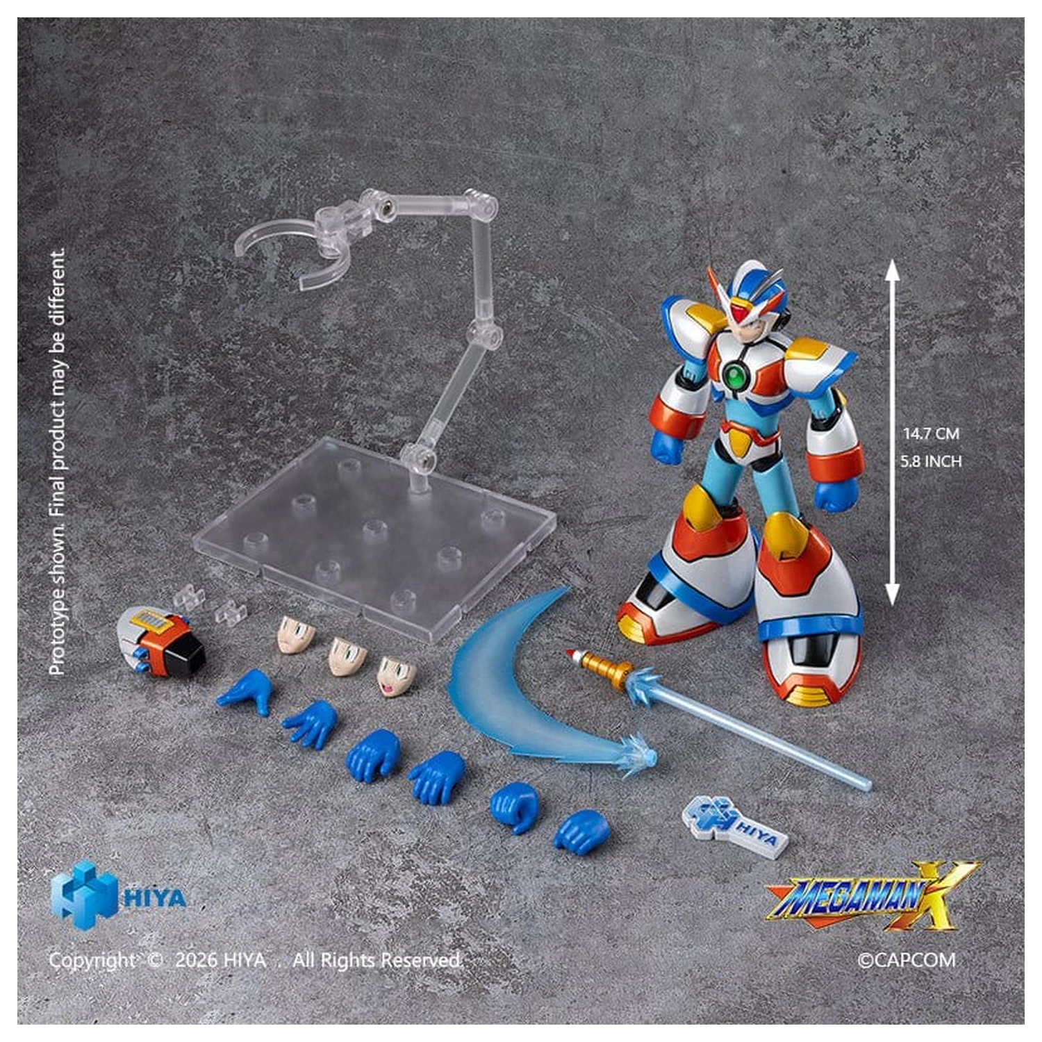 Mega Man Exquisite Basic Action-Figur X Max Armor 15 cm Produktfoto