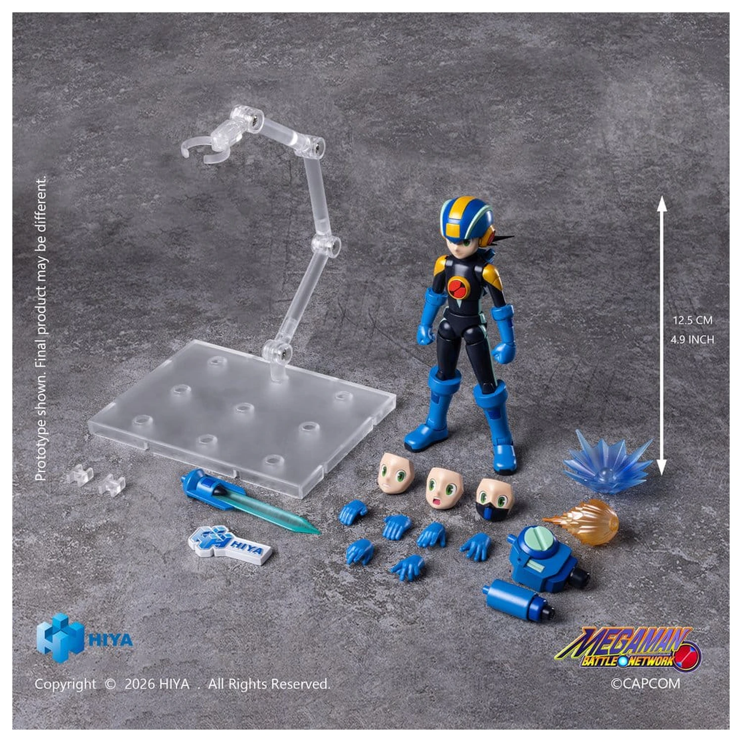 Mega Man Exquisite Basic Series Actionfigur MegaMan.EXE 13 cm Produktfoto