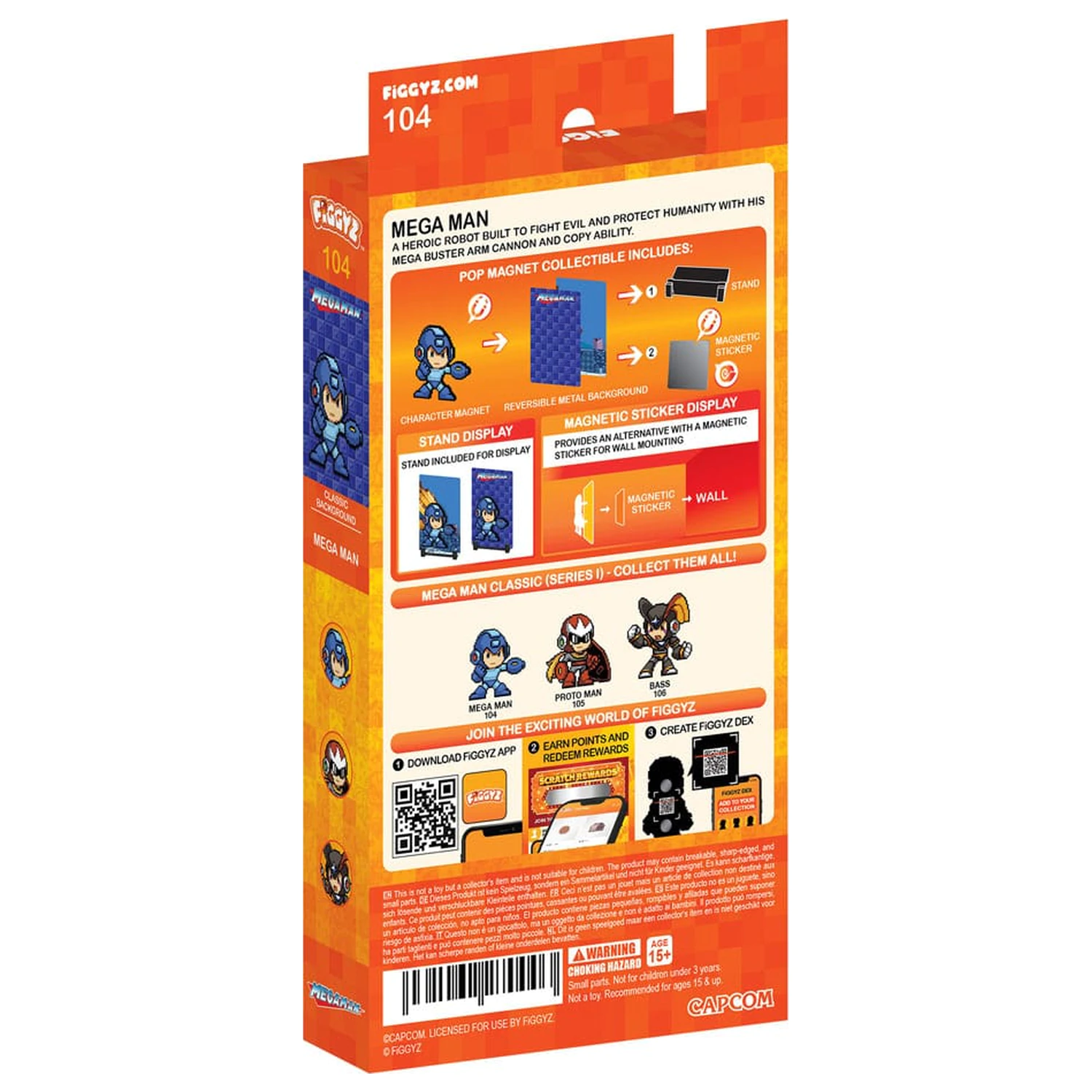 Mega Man FiGGYZ Magnet Sammlerstück Mega Man 11 cm Produktfoto