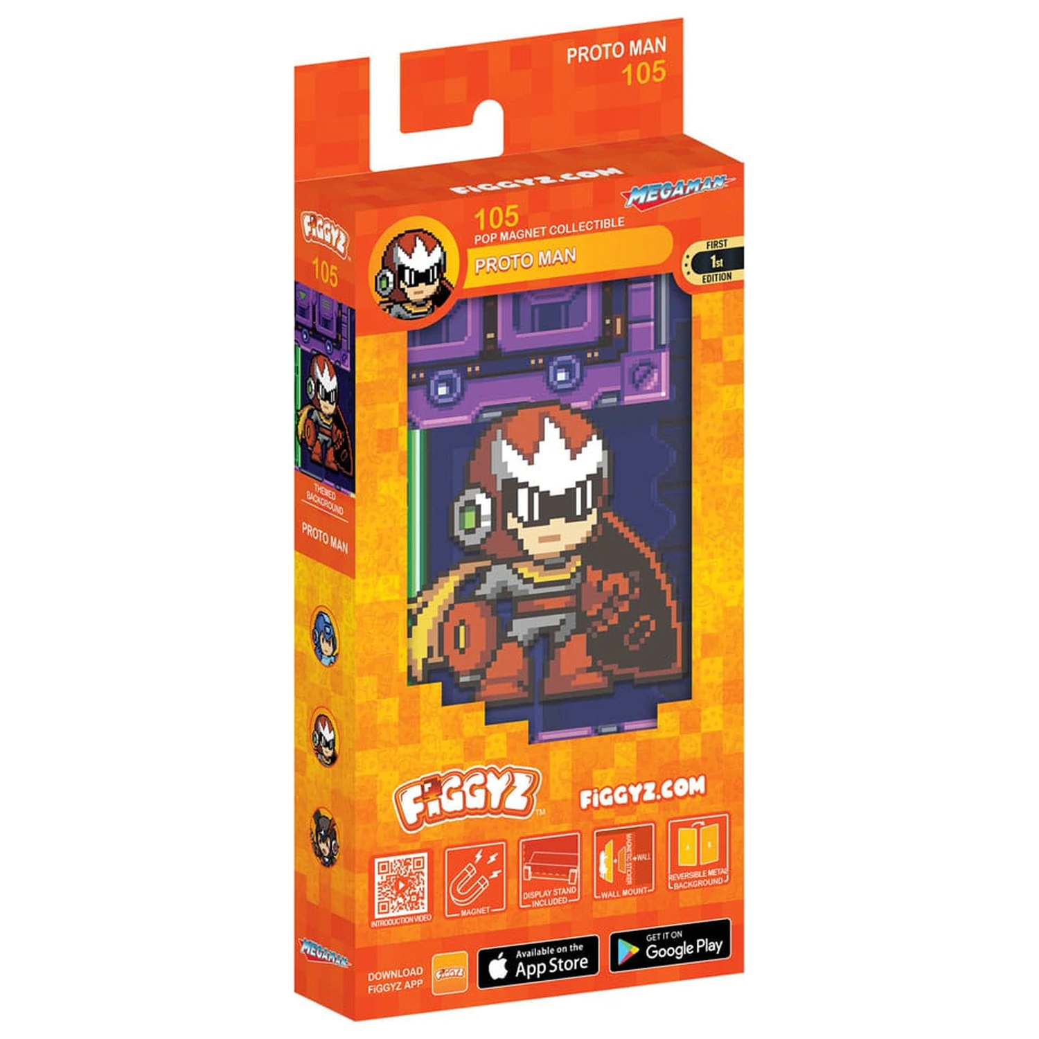 Mega Man FiGGYZ Magnet Sammlerstück Proto Man 11 cm Produktfoto