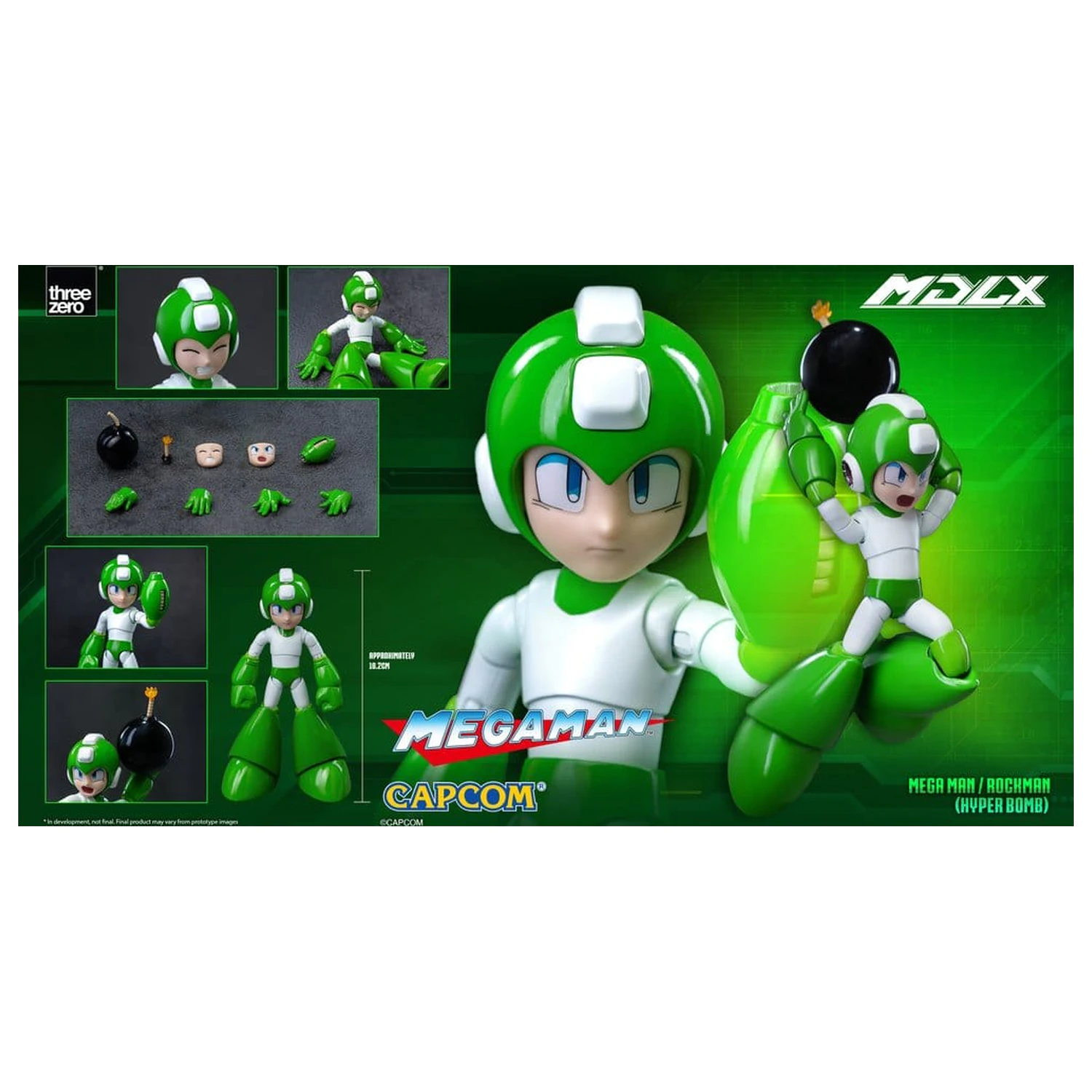 Mega Man MDLX Action Figur Mega Man / Rockman (Hyper Bomb) 10 cm Produktfoto