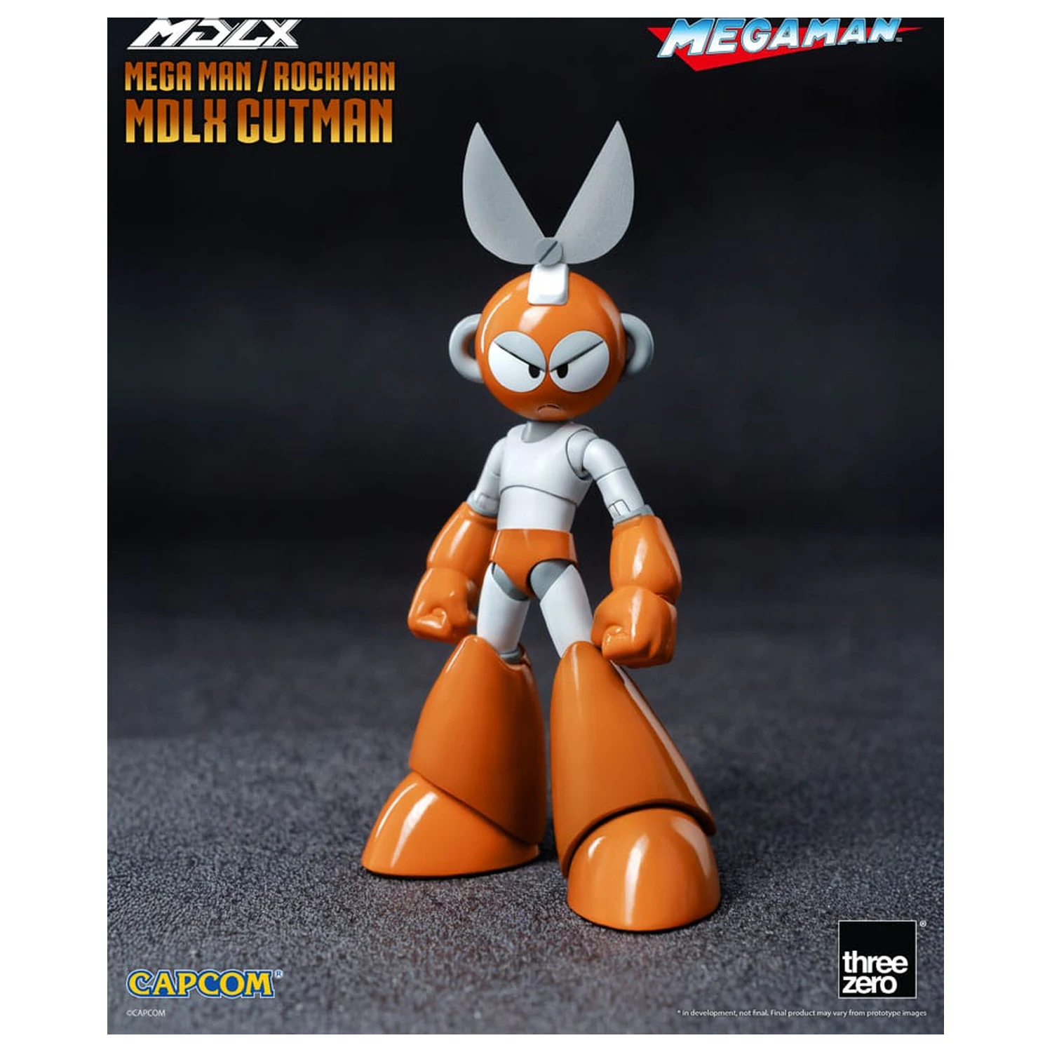 Mega Man MDLX Action Figur Rockman / Mega Man Cutman 12 cm Produktfoto