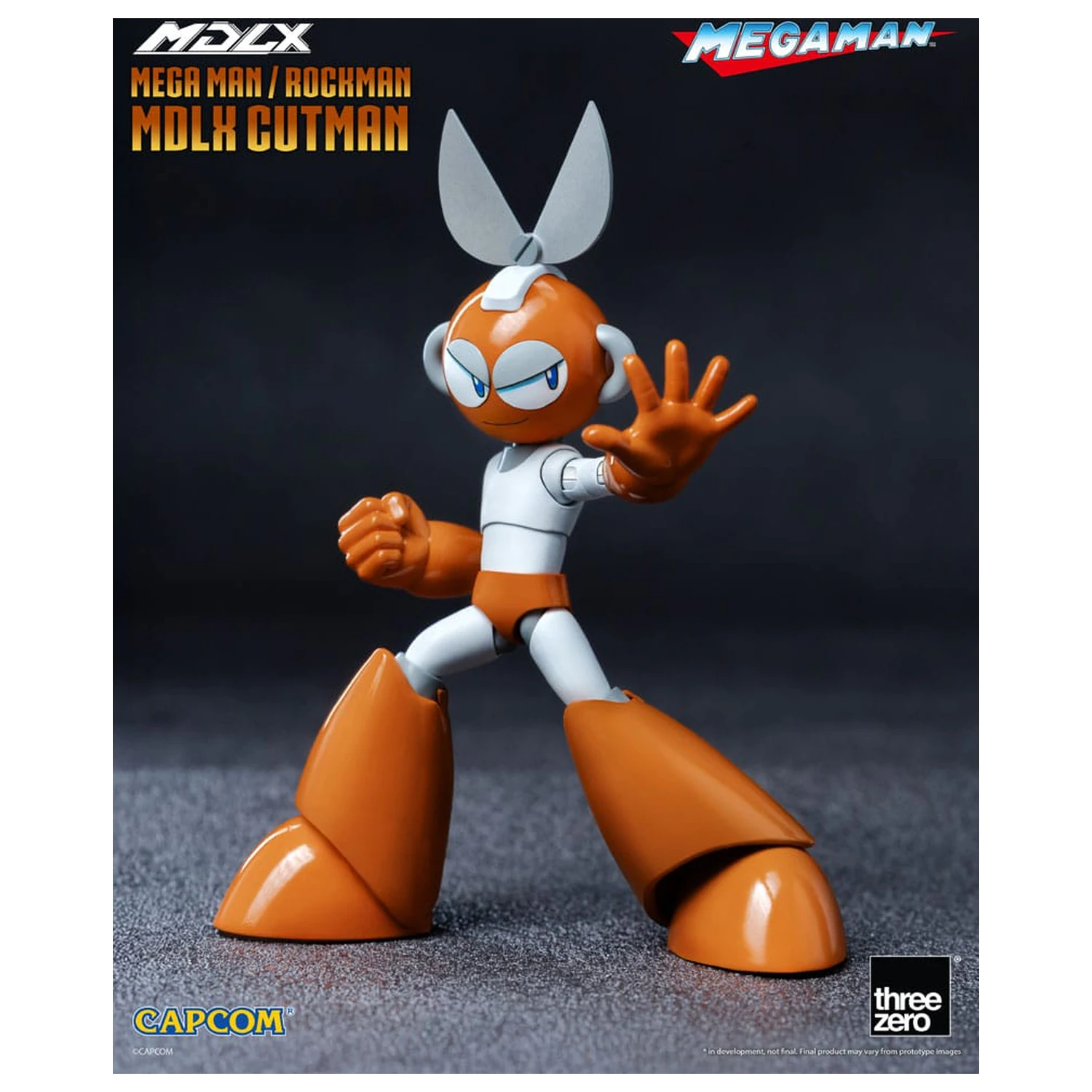 Mega Man MDLX Action Figur Rockman / Mega Man Cutman 12 cm Produktfoto