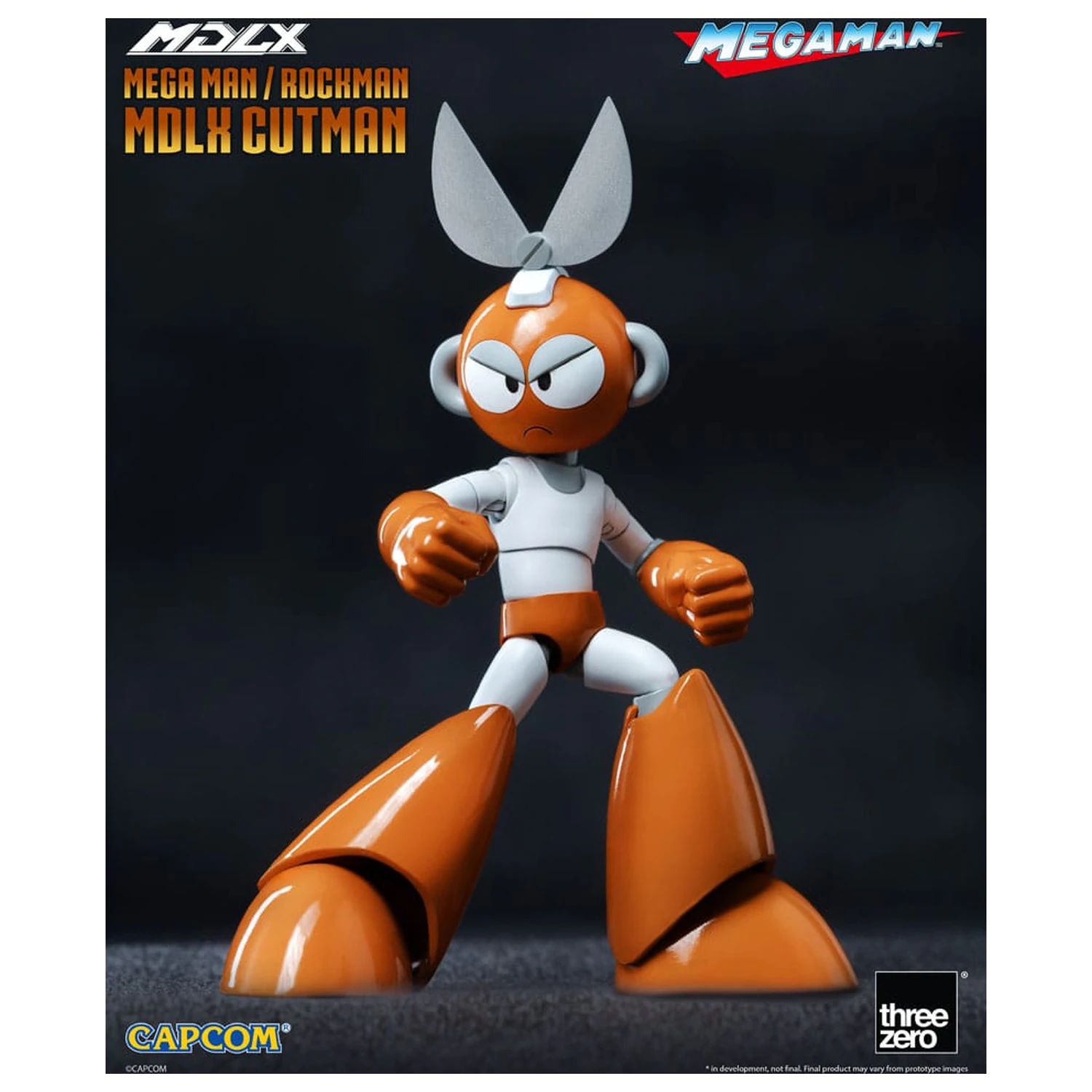 Mega Man MDLX Action Figur Rockman / Mega Man Cutman 12 cm Produktfoto