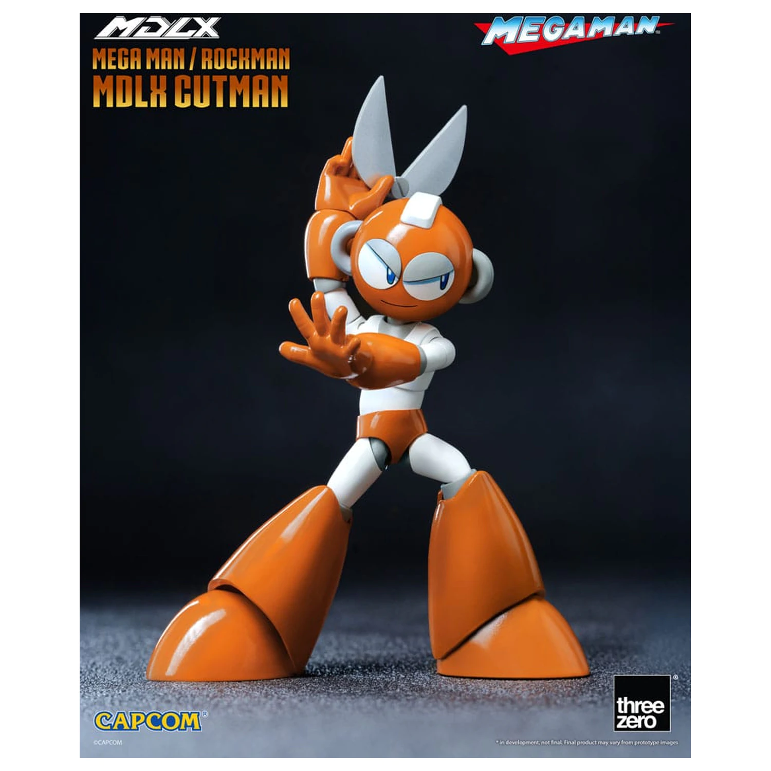 Mega Man MDLX Action Figur Rockman / Mega Man Cutman 12 cm Produktfoto
