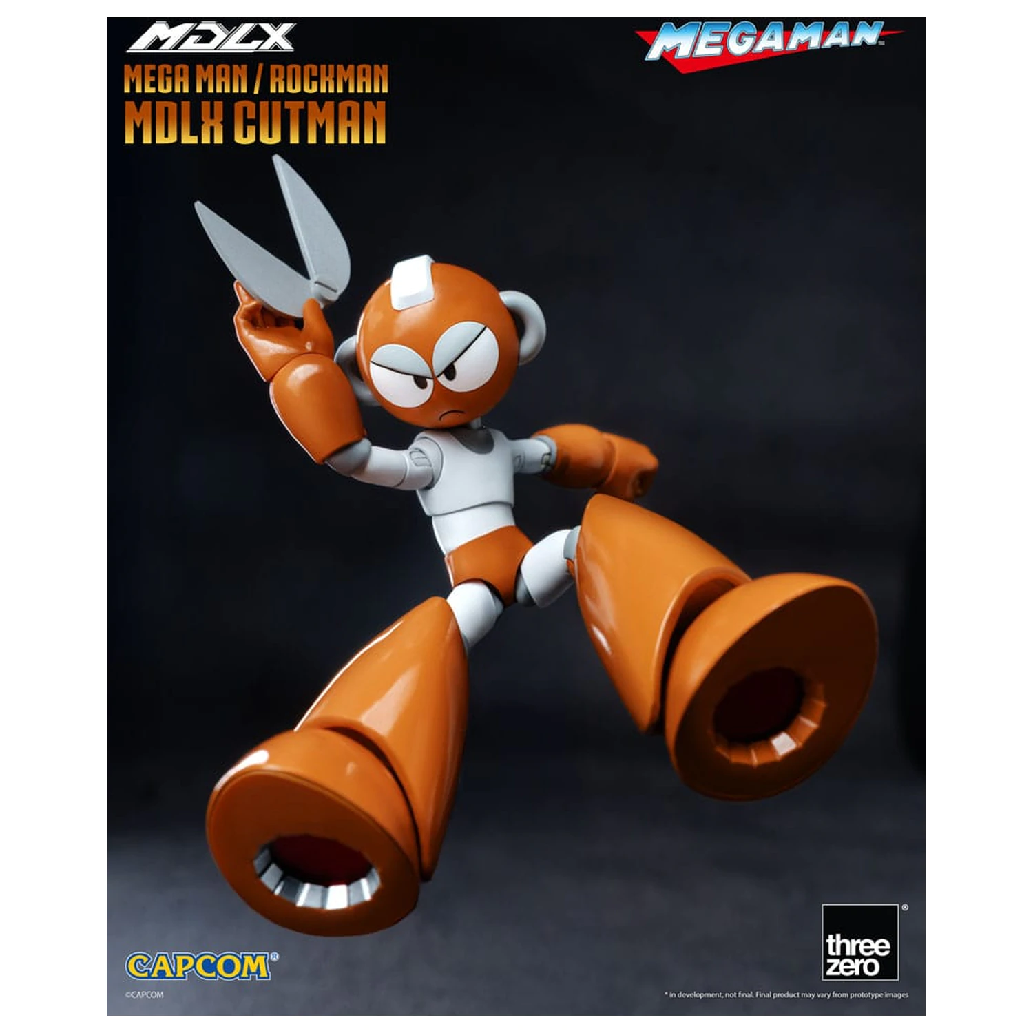 Mega Man MDLX Action Figur Rockman / Mega Man Cutman 12 cm Produktfoto