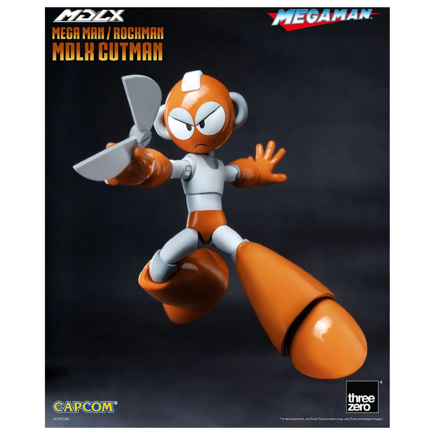 Mega Man MDLX Action Figur Rockman / Mega Man Cutman 12 cm Produktfoto