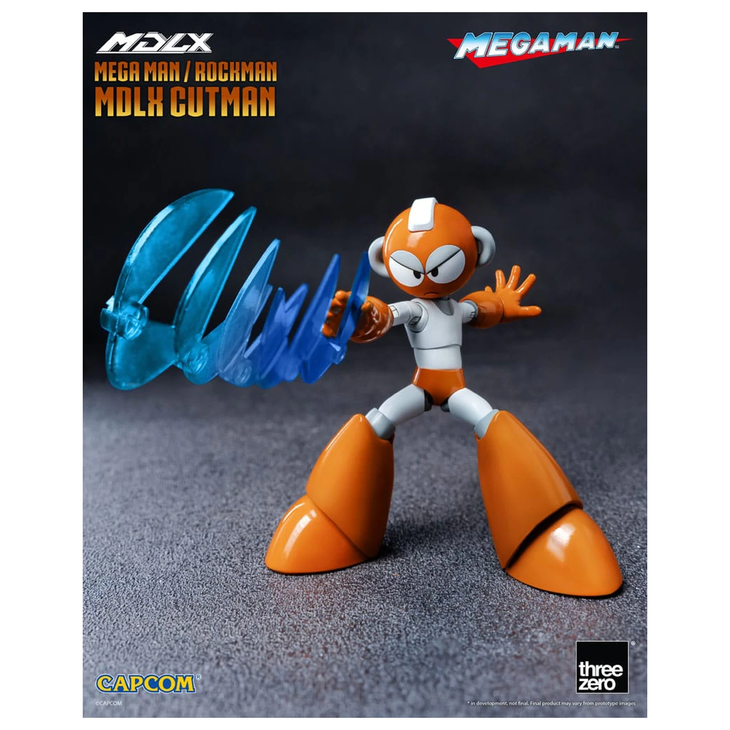 Mega Man MDLX Action Figur Rockman / Mega Man Cutman 12 cm Produktfoto