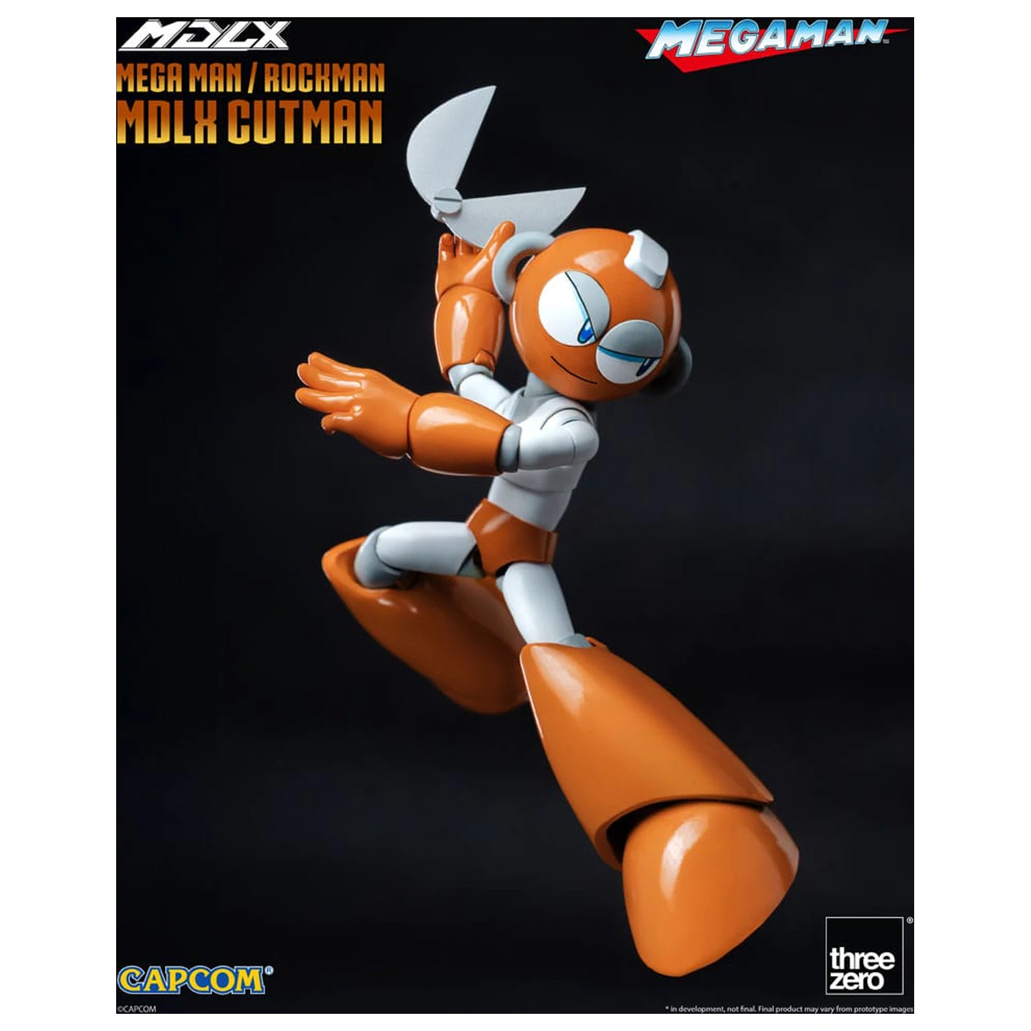 Mega Man MDLX Action Figur Rockman / Mega Man Cutman 12 cm Produktfoto
