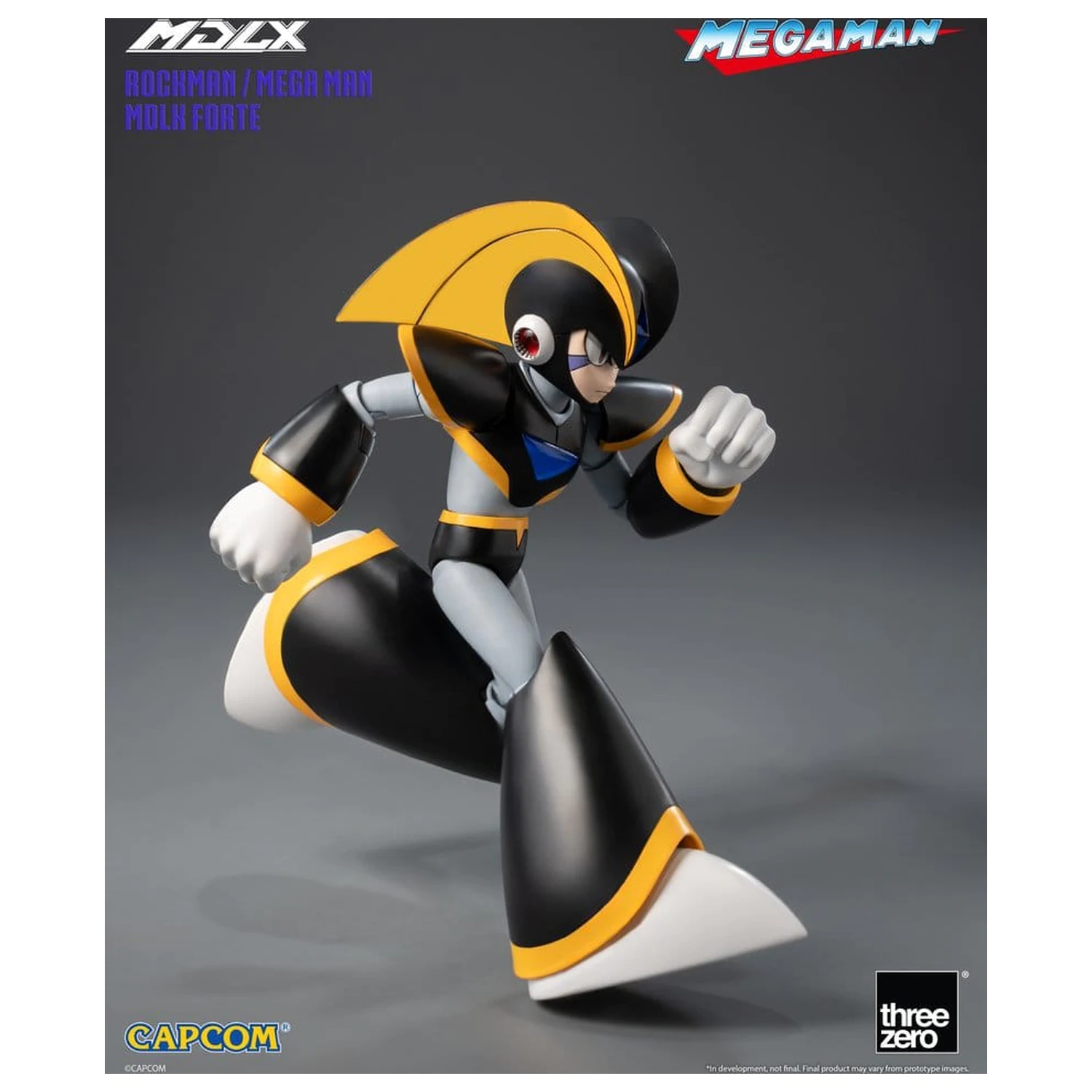Mega Man MDLX Actionfigur Rockman / Mega Man Forte 10 cm Produktfoto