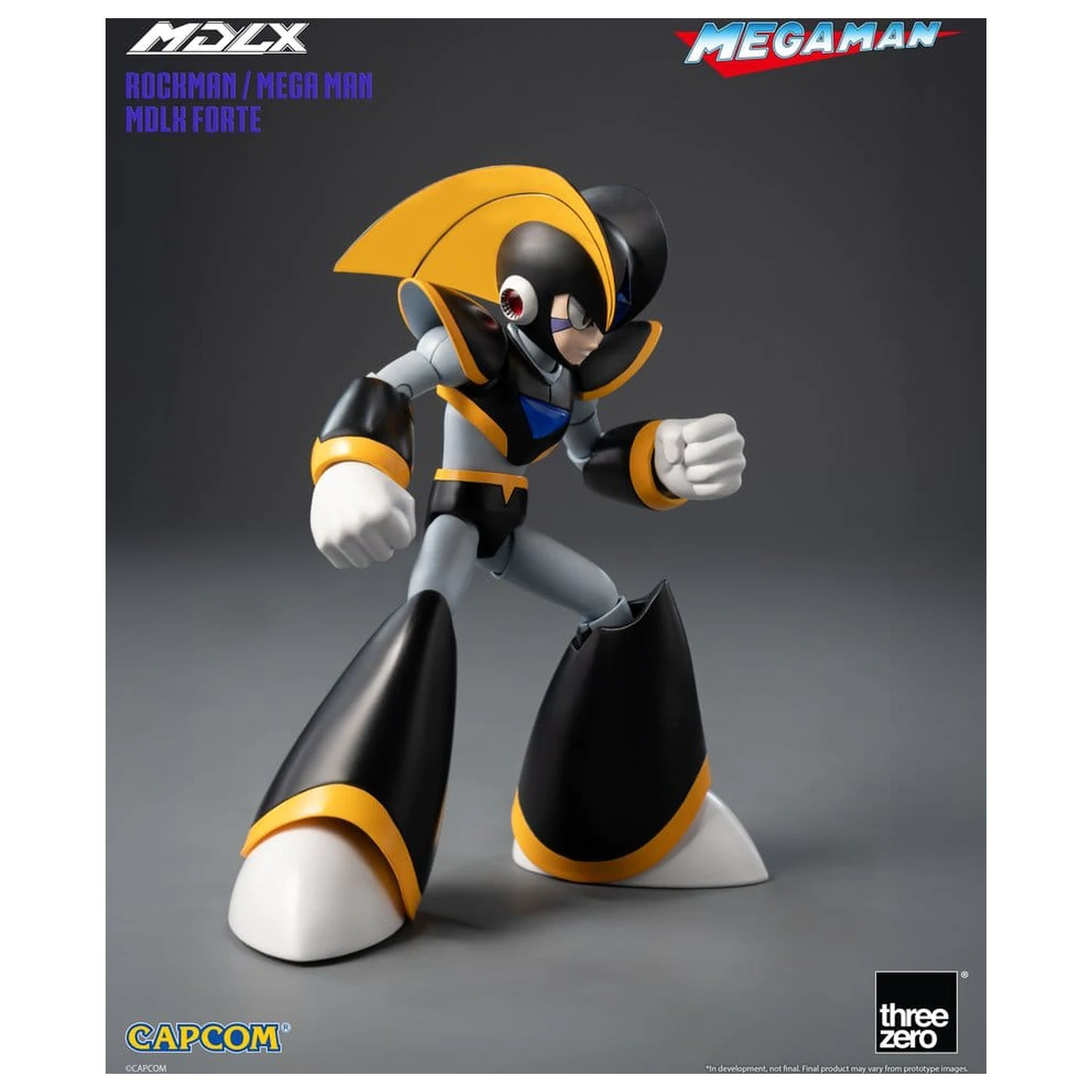 Mega Man MDLX Actionfigur Rockman / Mega Man Forte 10 cm Produktfoto