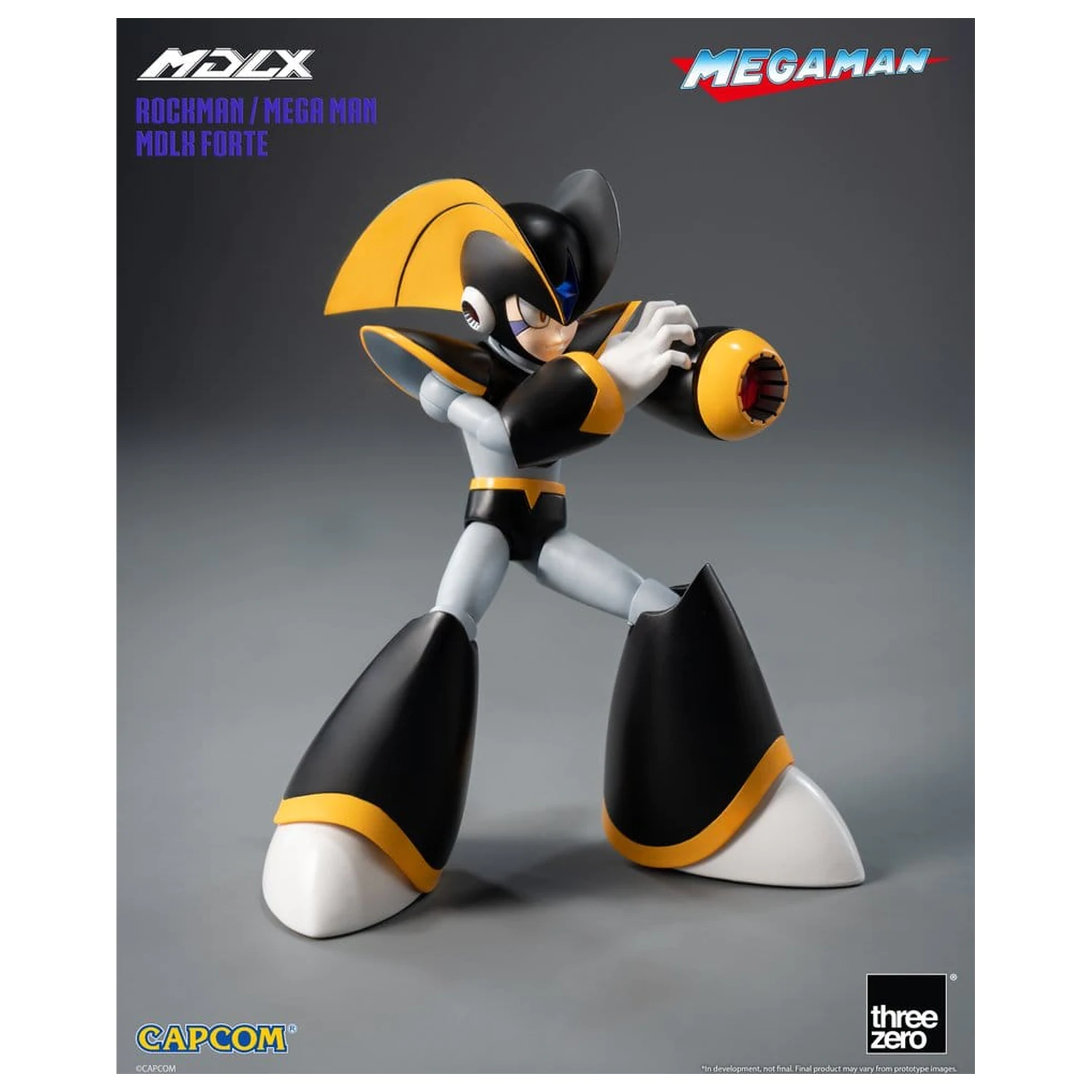 Mega Man MDLX Actionfigur Rockman / Mega Man Forte 10 cm Produktfoto