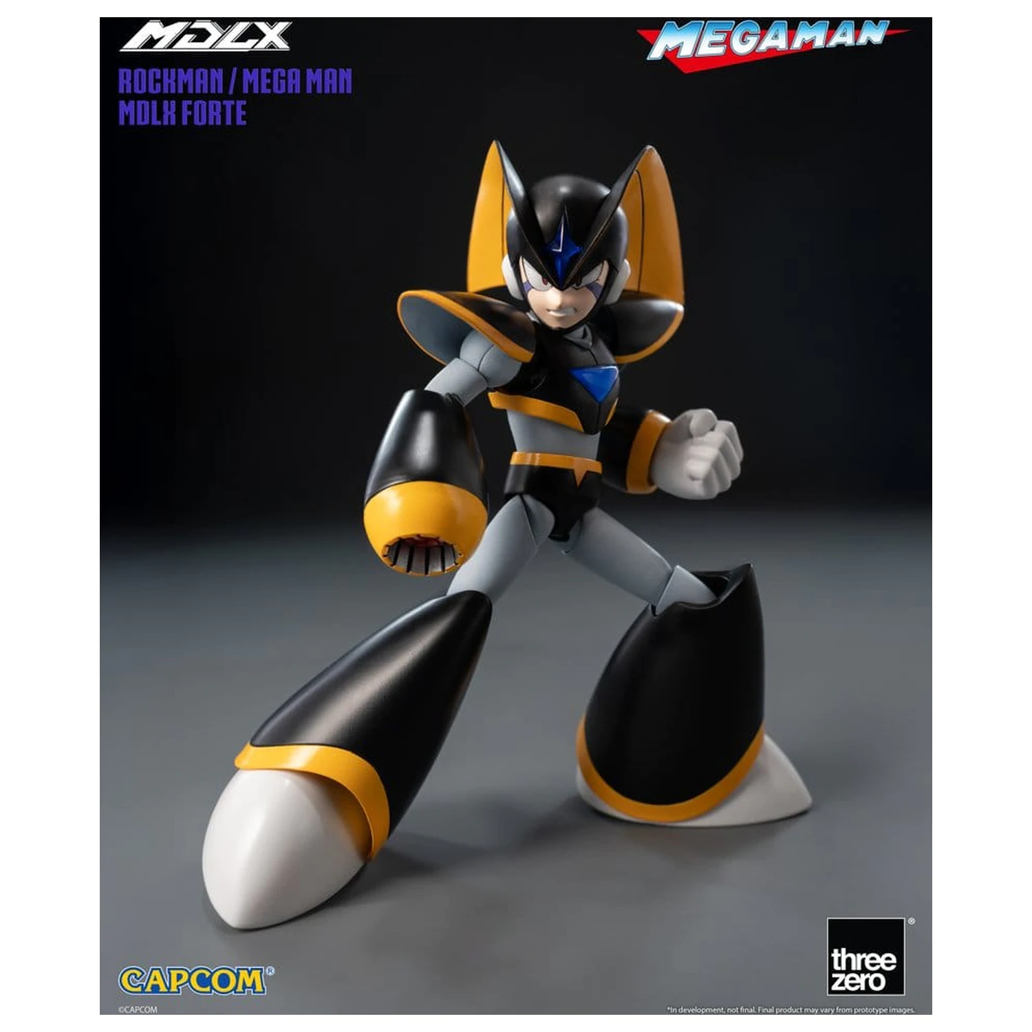 Mega Man MDLX Actionfigur Rockman / Mega Man Forte 10 cm Produktfoto