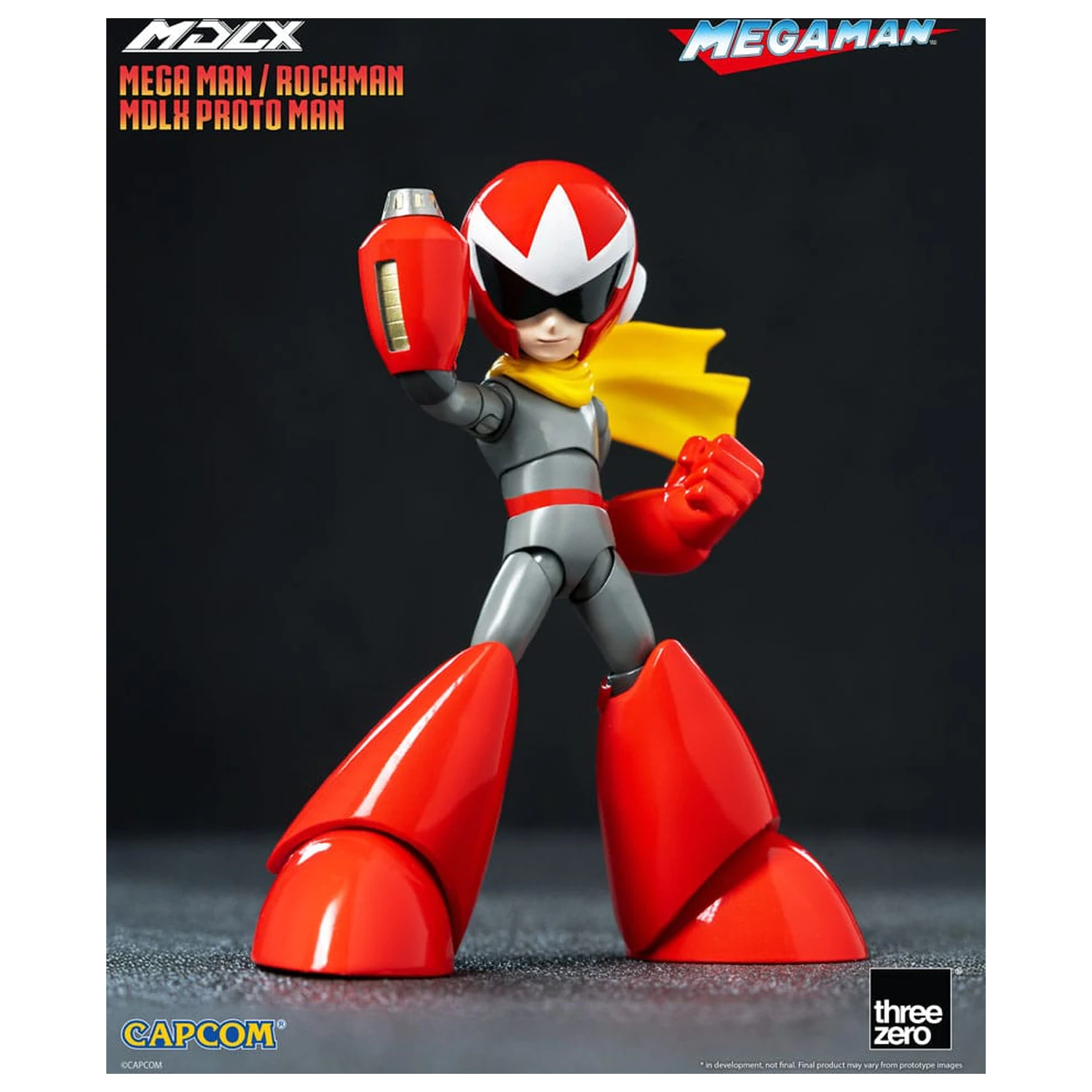 Mega Man MDLX Actionfigur Rockman / Mega Man Proto Man 10 cm Produktfoto