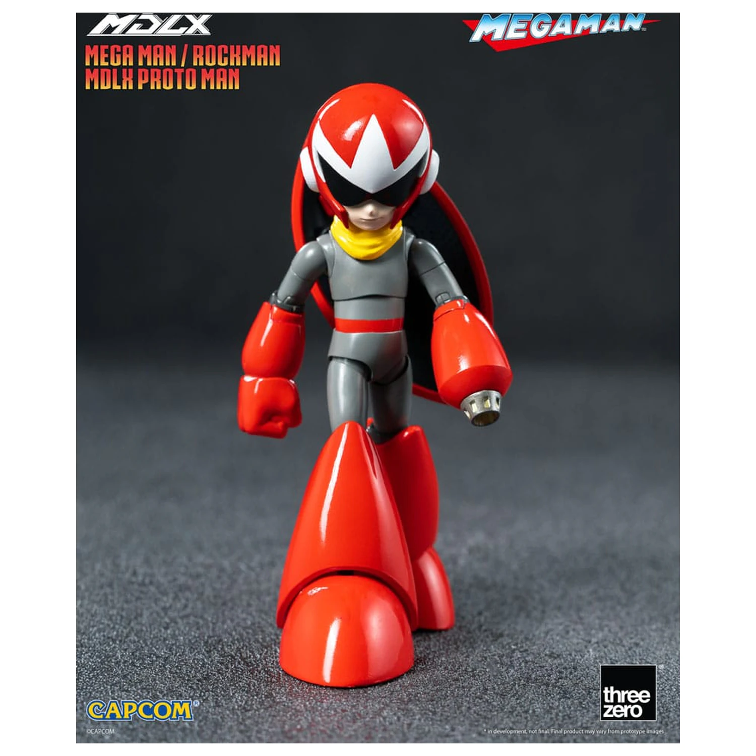 Mega Man MDLX Actionfigur Rockman / Mega Man Proto Man 10 cm Produktfoto