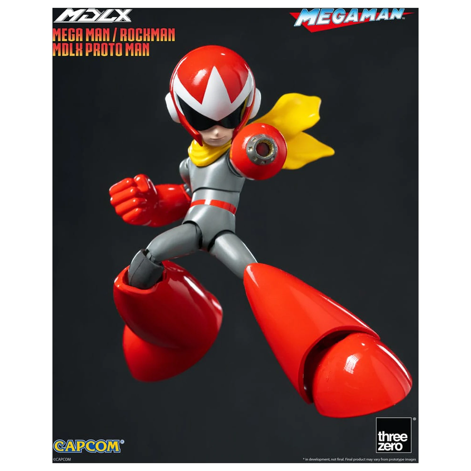 Mega Man MDLX Actionfigur Rockman / Mega Man Proto Man 10 cm Produktfoto