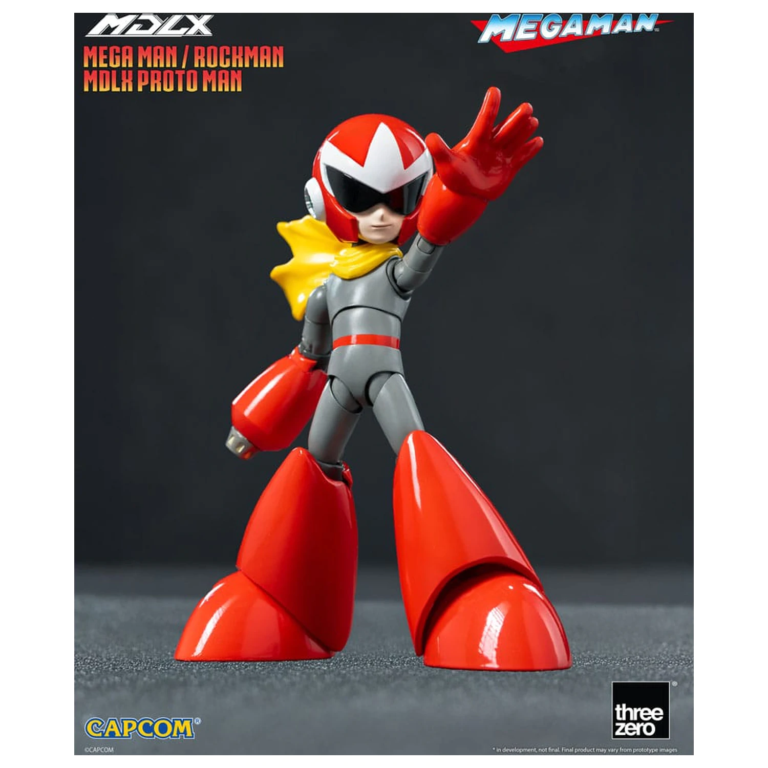 Mega Man MDLX Actionfigur Rockman / Mega Man Proto Man 10 cm Produktfoto