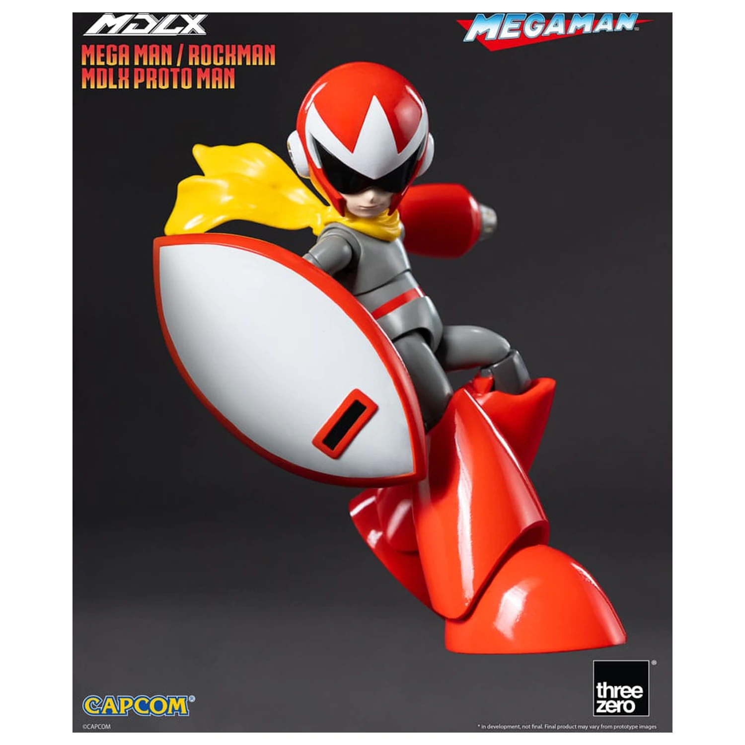 Mega Man MDLX Actionfigur Rockman / Mega Man Proto Man 10 cm Produktfoto