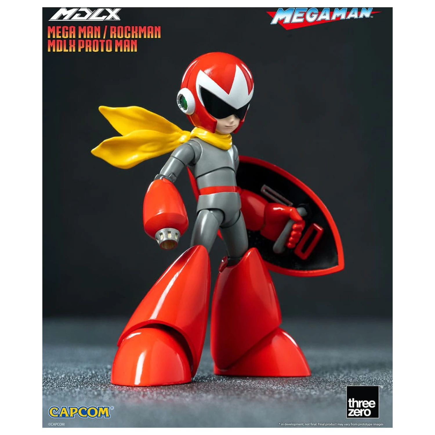 Mega Man MDLX Actionfigur Rockman / Mega Man Proto Man 10 cm Produktfoto