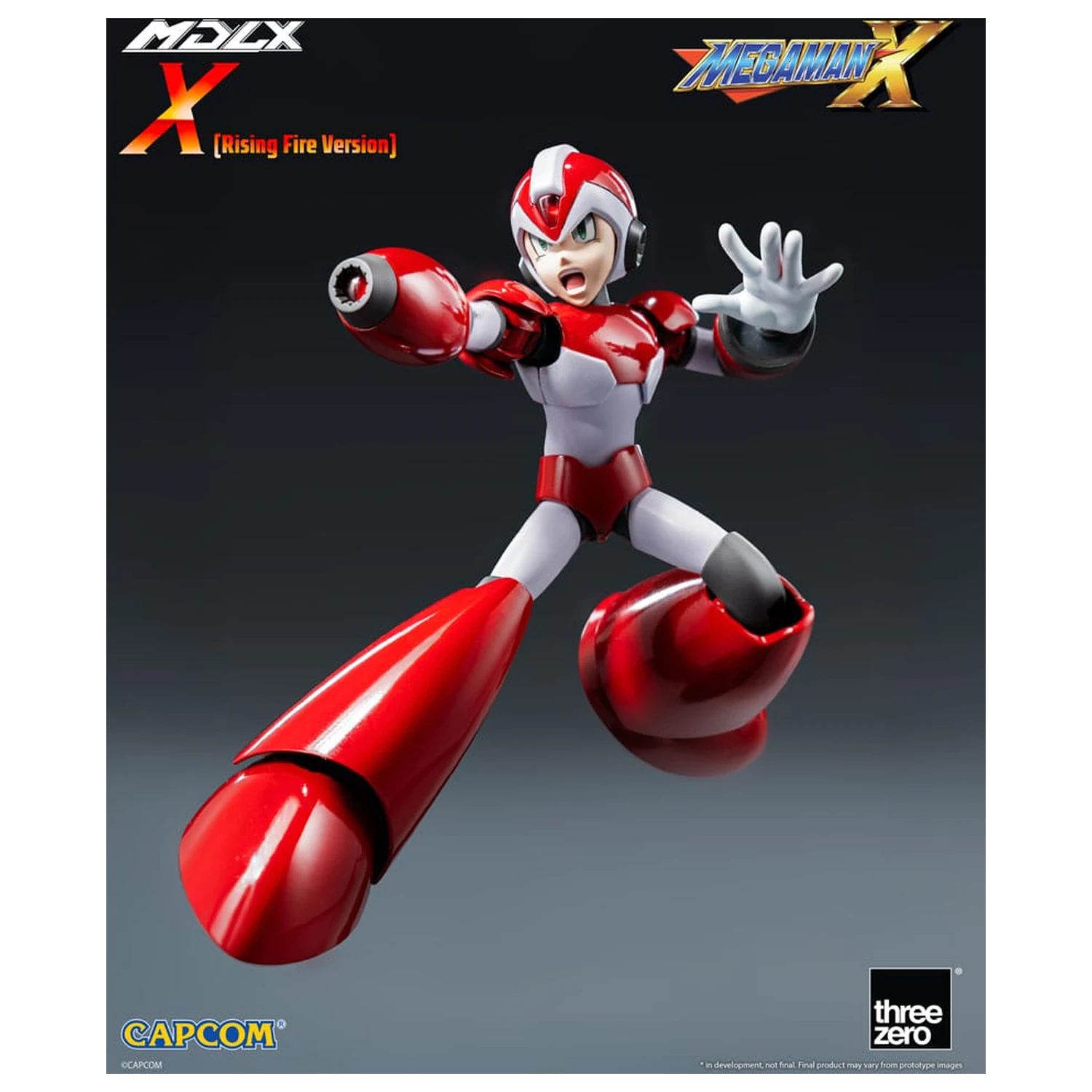 Mega Man MDLX Action Figur Rockman X / Mega Man X (Rising Fire Version) 12 cm Produktfoto