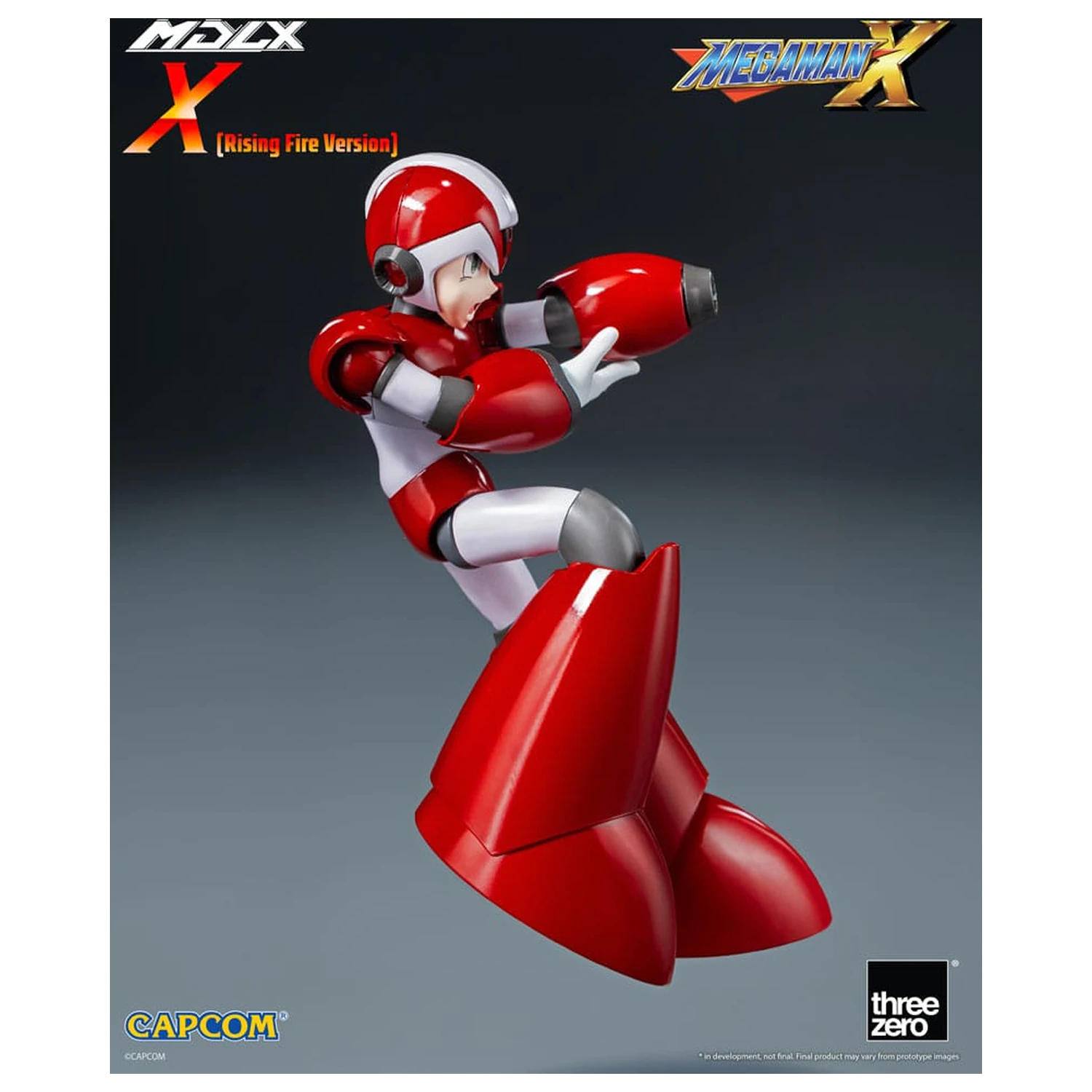Mega Man MDLX Action Figur Rockman X / Mega Man X (Rising Fire Version) 12 cm Produktfoto