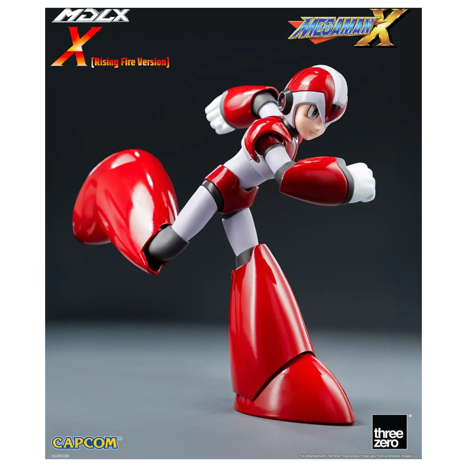Mega Man MDLX Action Figur Rockman X / Mega Man X (Rising Fire Version) 12 cm Produktfoto